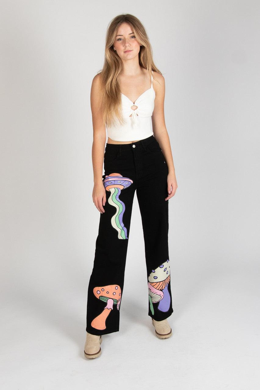 White Knit Hanky Hem Cami Product Image