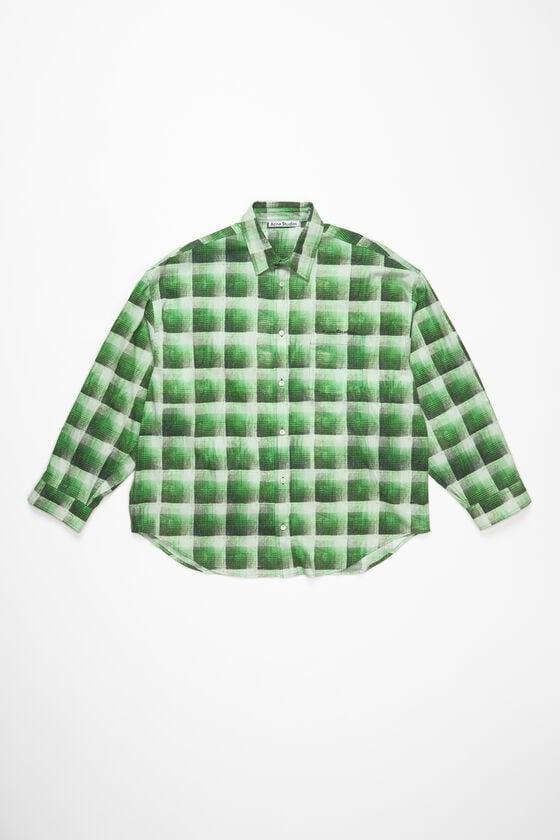 Check button-up shirt Product Image