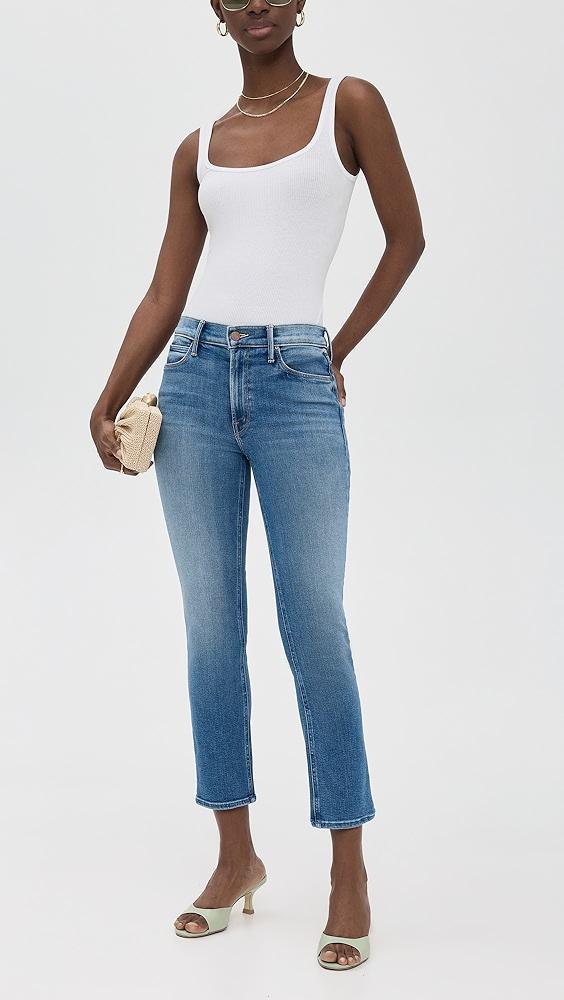 MOTHER The Mid Rise Dazzler Crop Jeans | Shopbop Product Image