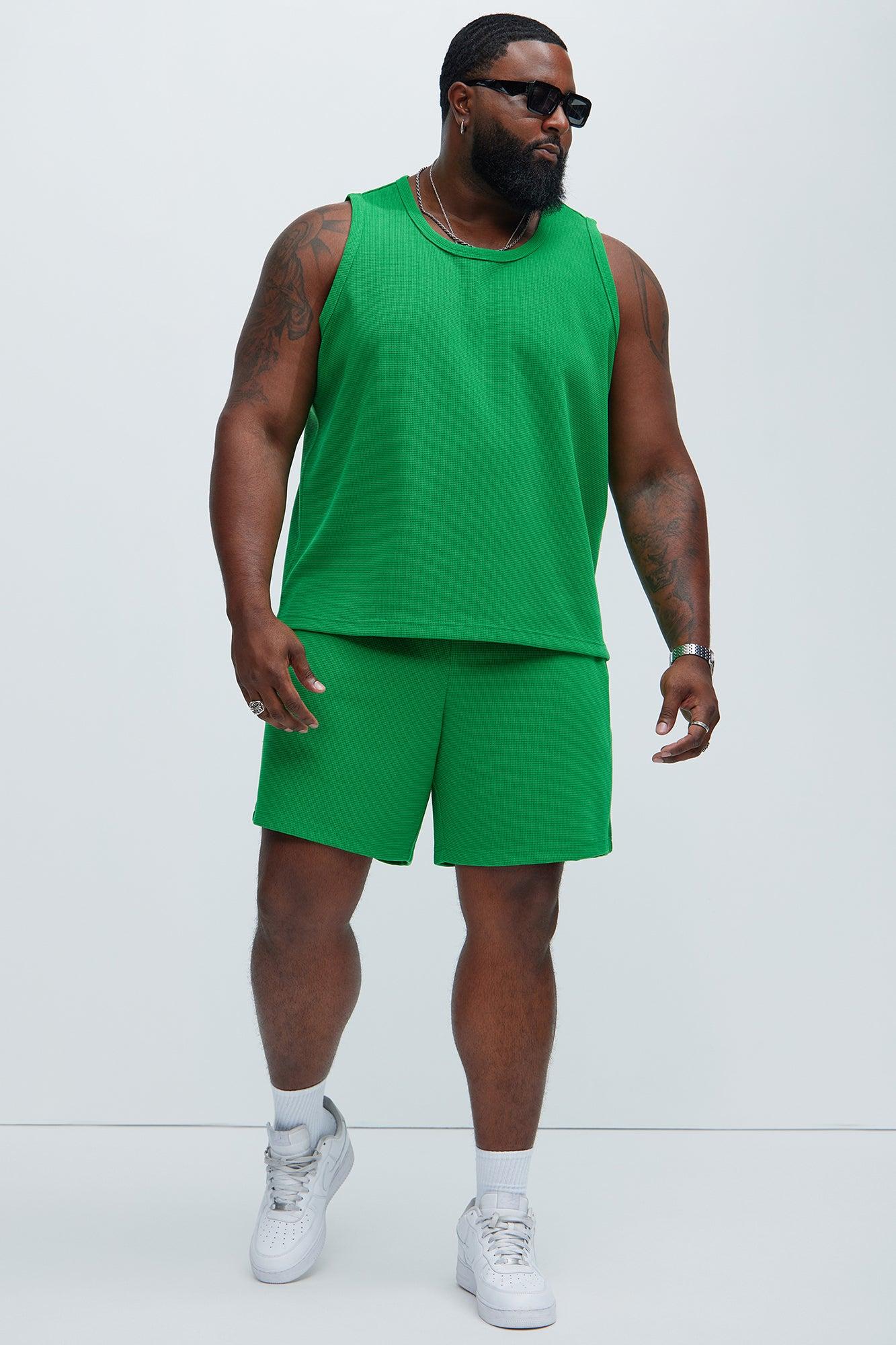 Cairo Textured Tank - Green Product Image