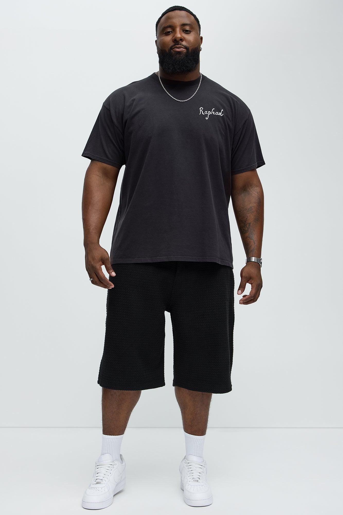 Raphael The School Of Athens Oversized Short Sleeve Tee - Black Male Product Image