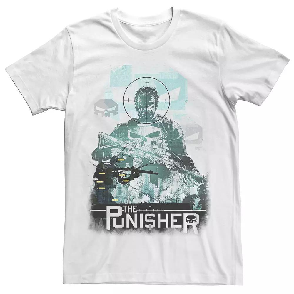 Men's Marvel The Punisher Crosshairs Portrait Graphic Tee,  Product Image