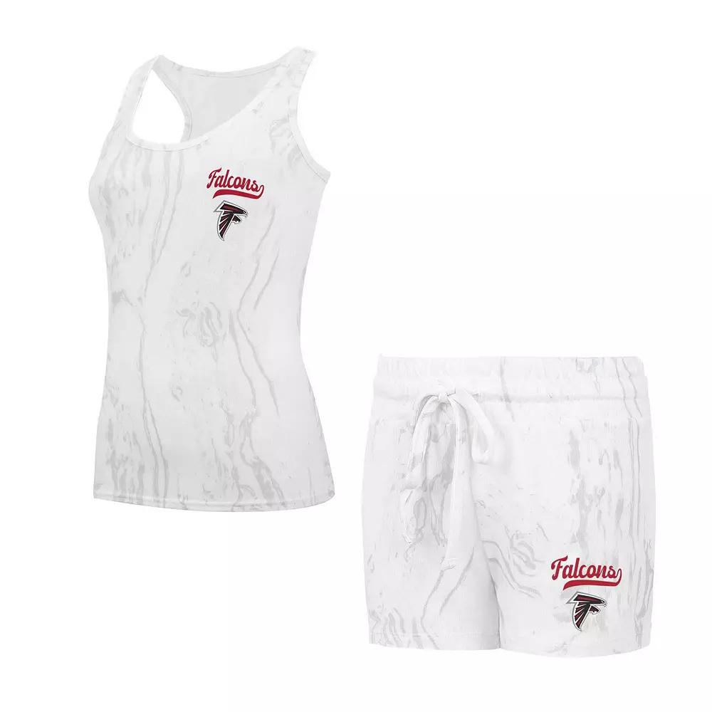 Women's Concepts Sport Atlanta Falcons Quartz Hacci Knit Tank Top & Shorts Sleep Set,  Product Image