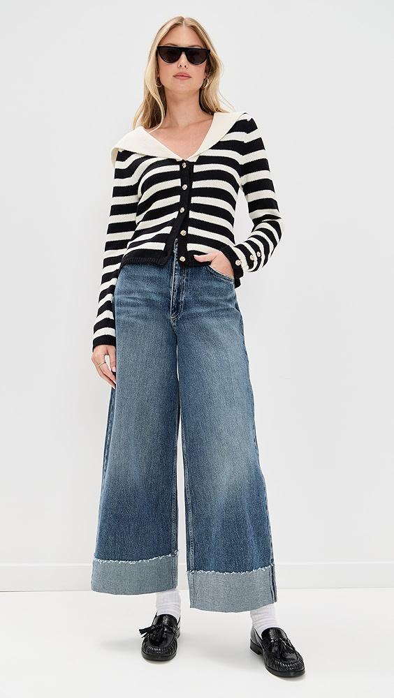 rag & bone Sofie High Rise Ankle Wide Leg Jeans | Shopbop Product Image