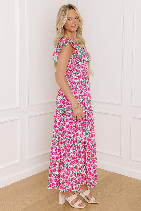Sweet Garden Floral Midi Dress Product Image