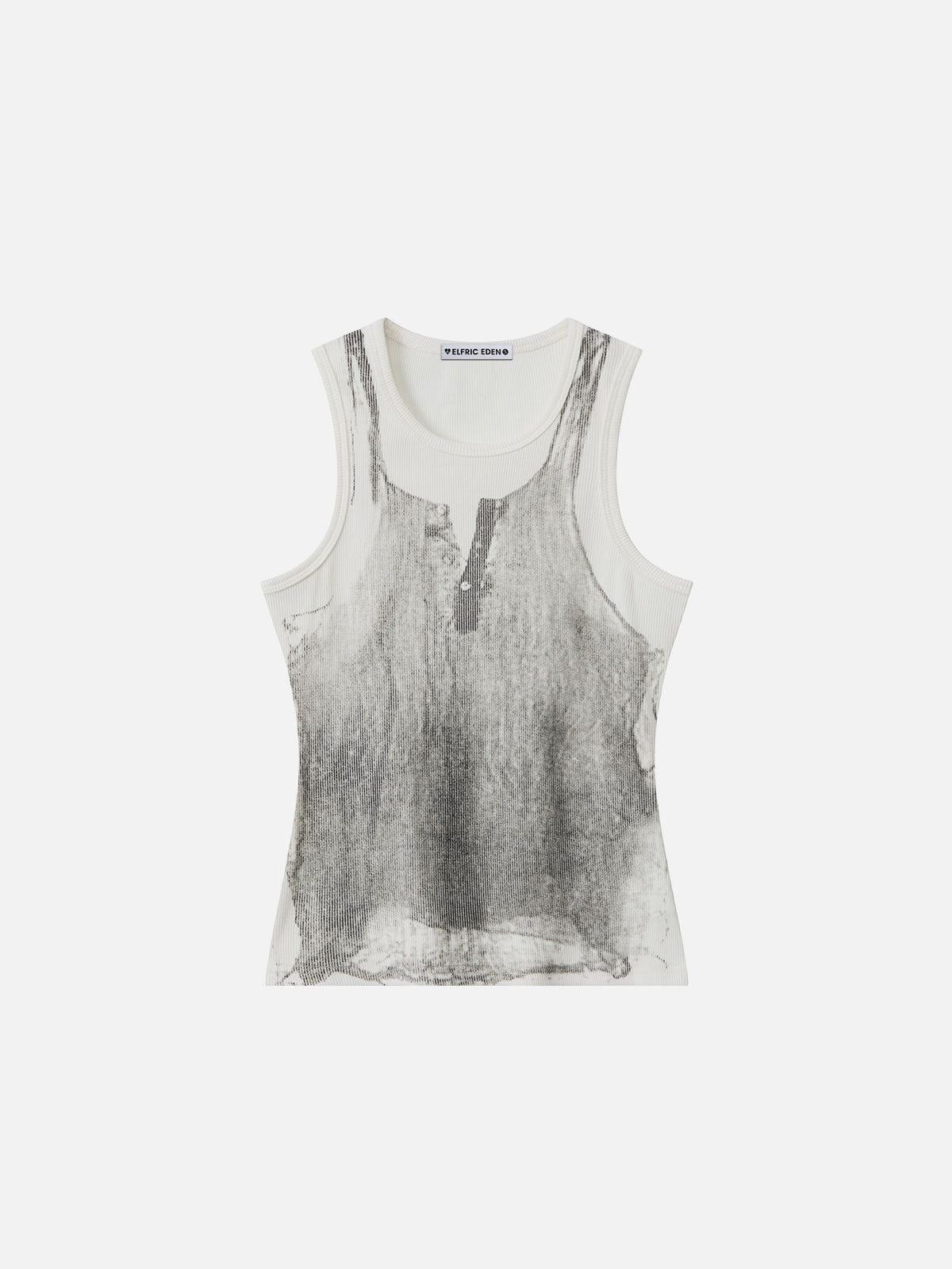 Aelfric Eden Two Layer Print Tank Top Female Product Image