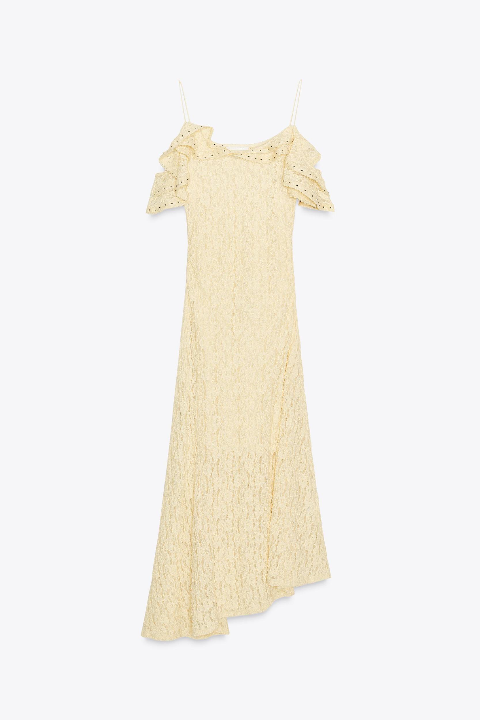 STUDDED LACE DRESS Product Image