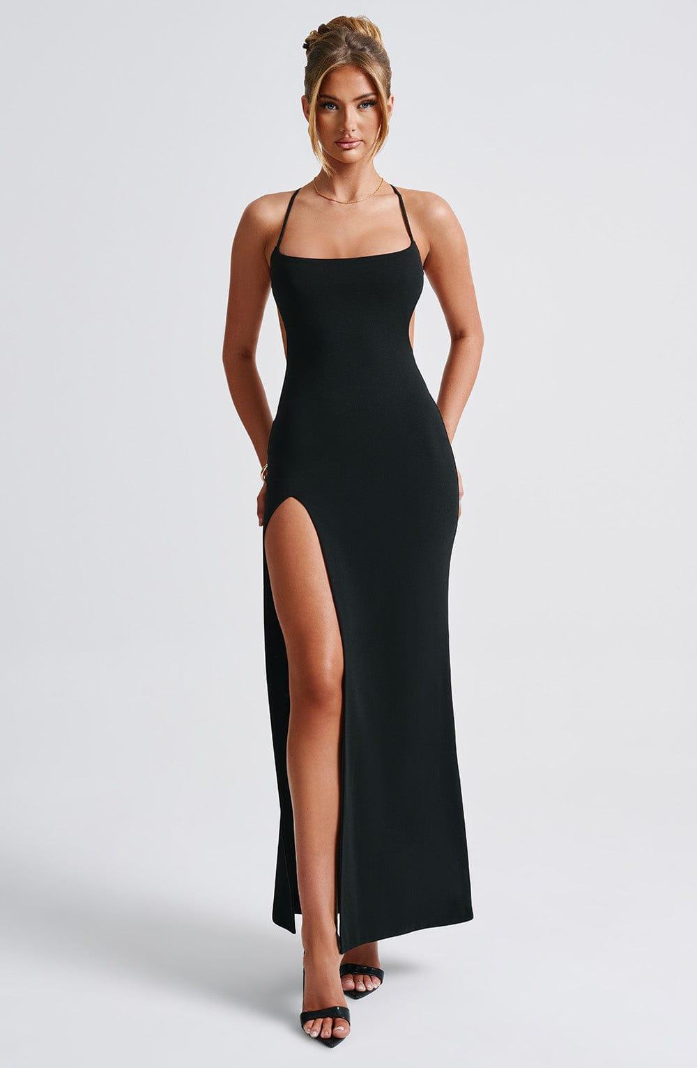 Beatrix Maxi Dress - Black Product Image