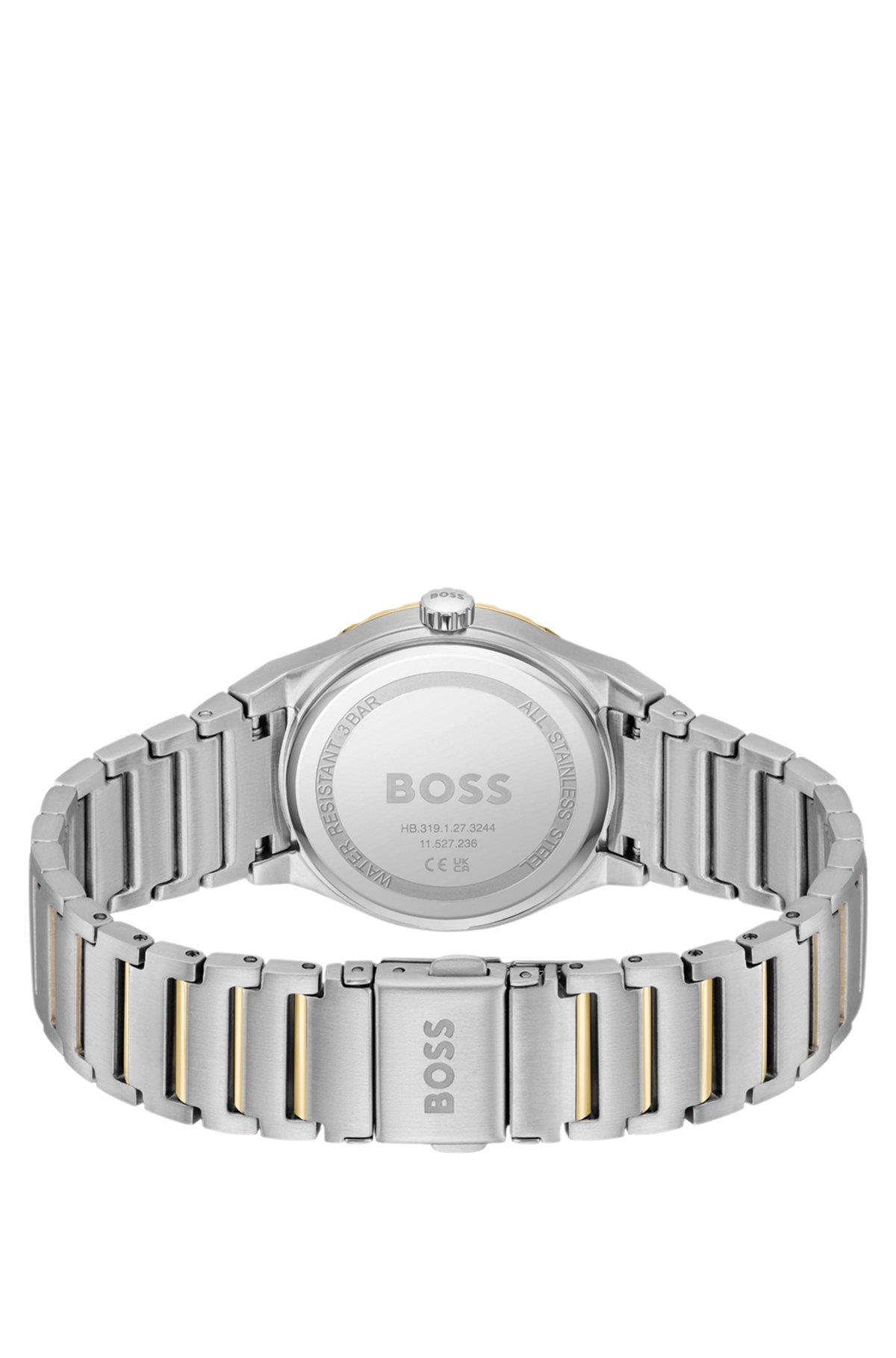 BOSS - Two-tone watch with silver-white dial Product Image