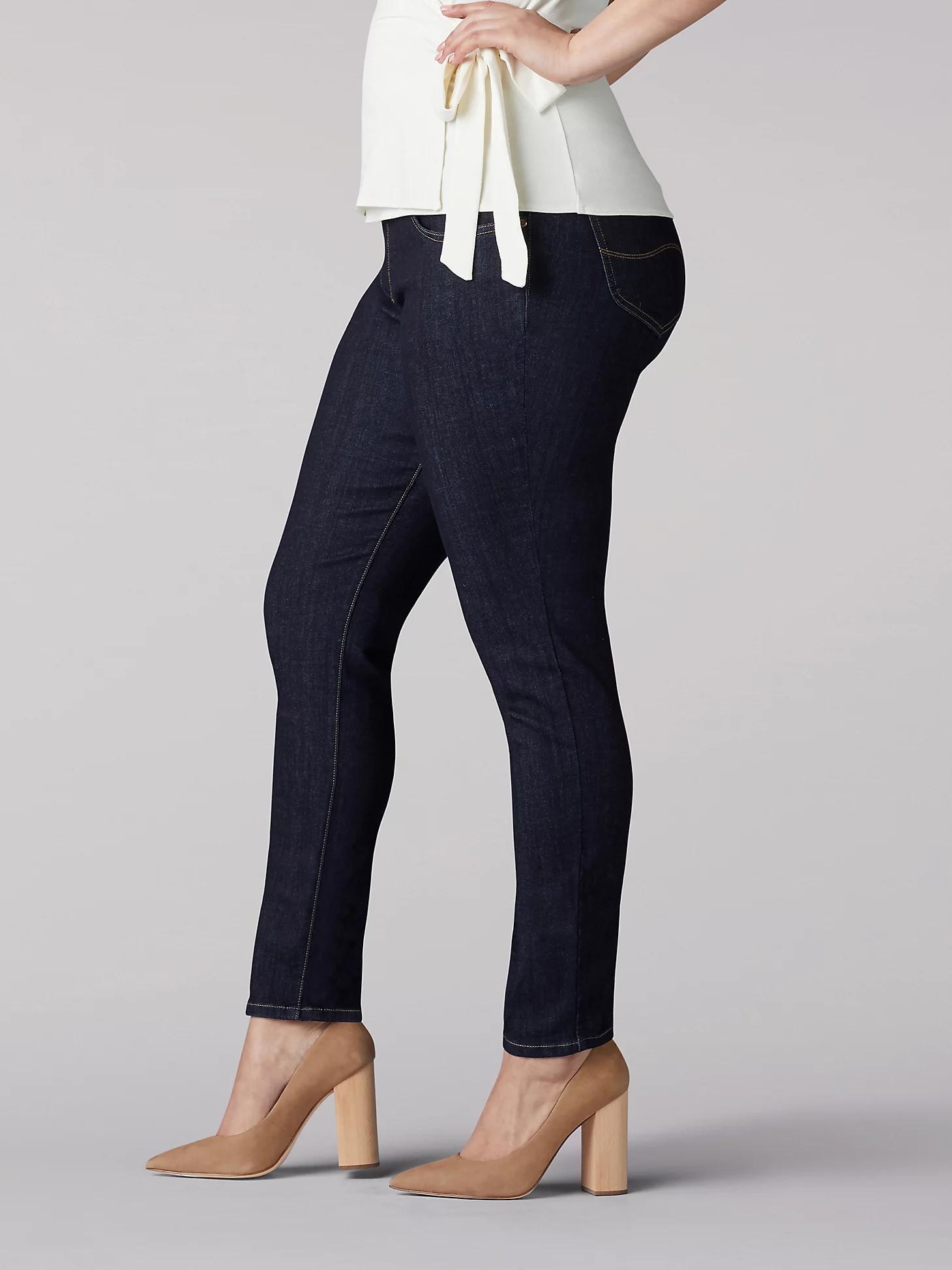Women’s Sculpting Slim Fit Skinny Pull-On Jean (Plus) | Women's Jeans | Lee® Product Image