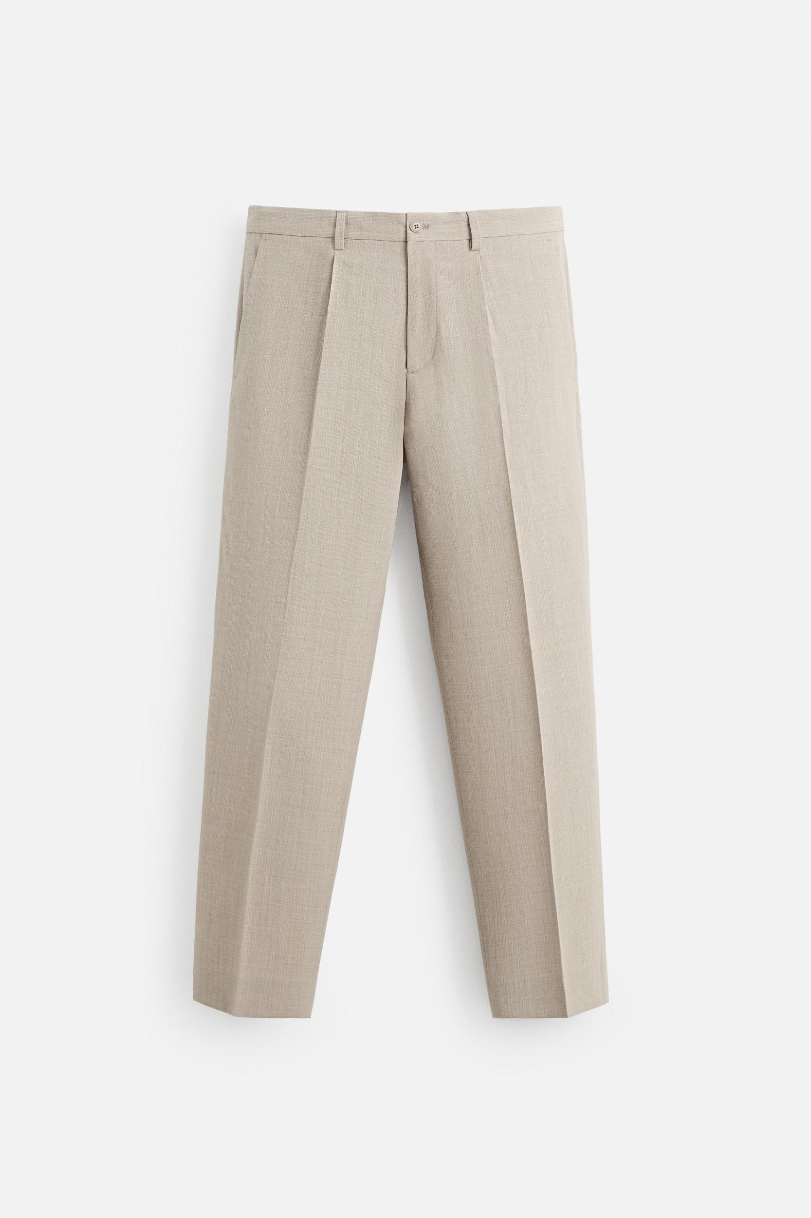 100% WOOL SUIT PANTS Product Image