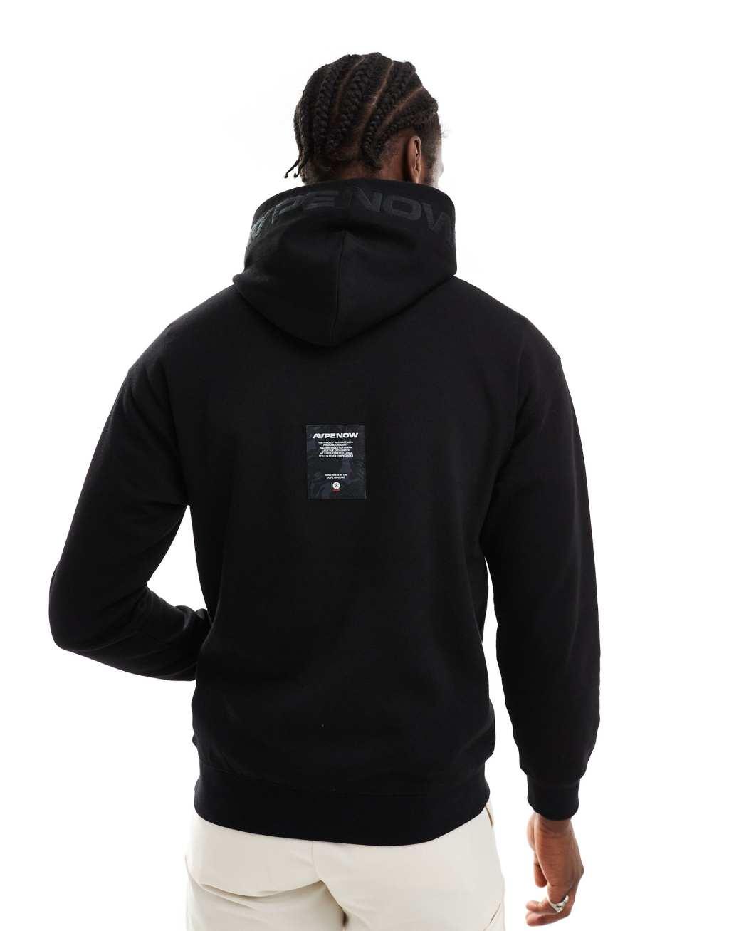Aape By A Bathing Ape Clover hoodie in black Product Image