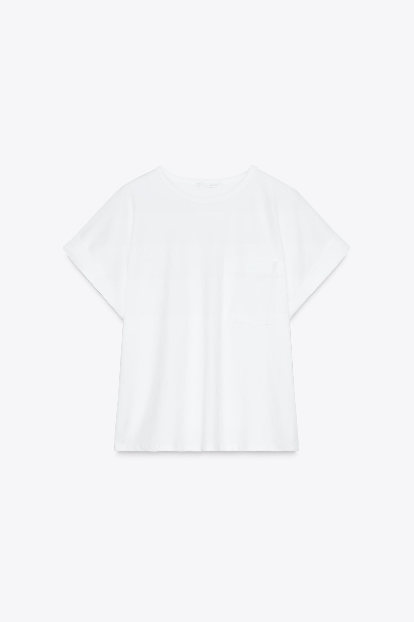 POPLIN POCKET T-SHIRT Product Image