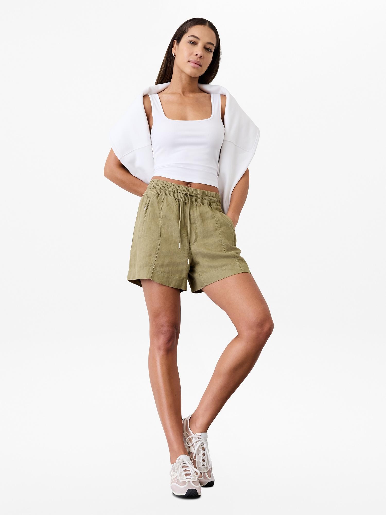 Retreat Linen Mid Rise Short Product Image