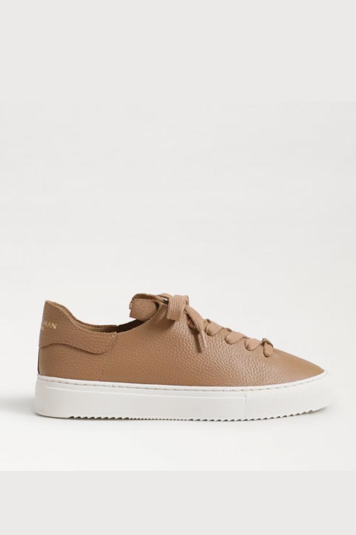Poppy Lace Up Sneaker - Camel Leather Product Image
