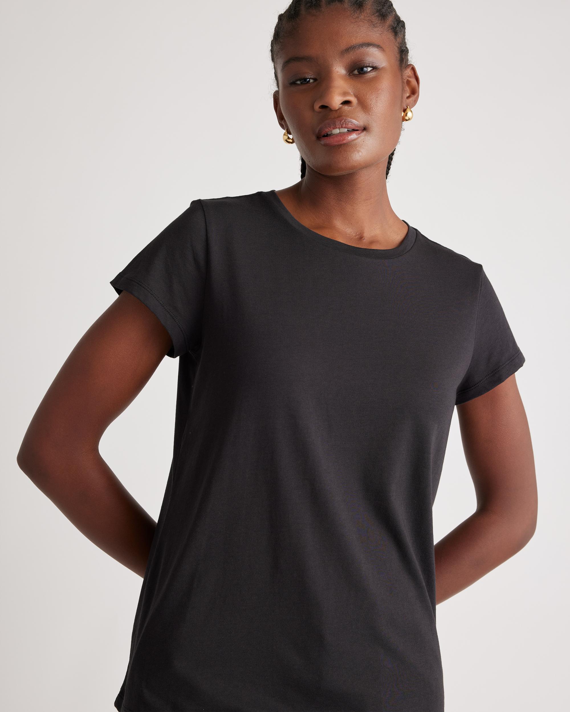 Quince | Women's Cotton Modal Crew Neck Swing T-Shirt Cotton/Modal Product Image
