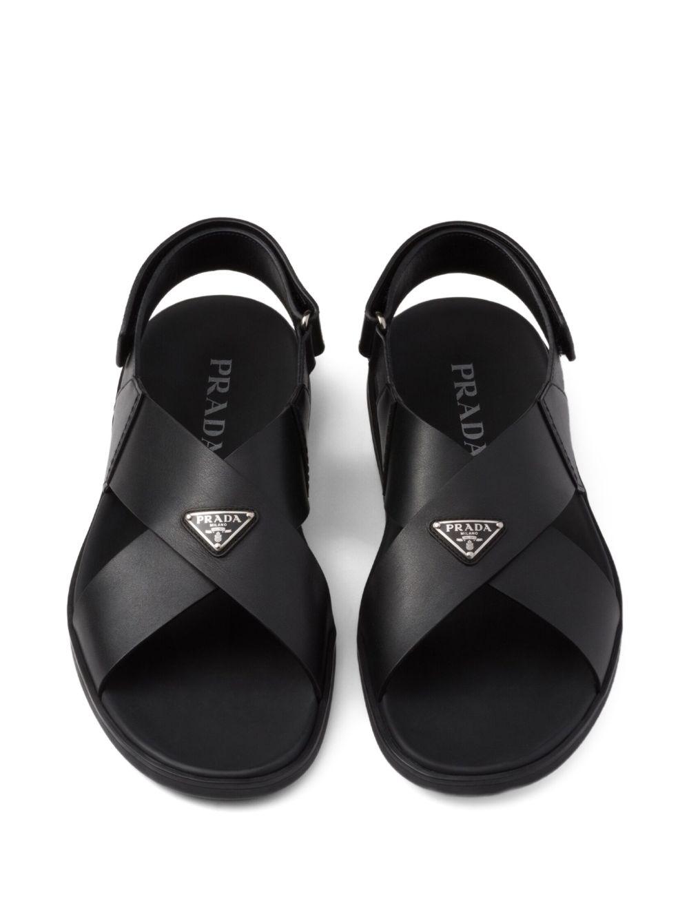cross-strap sandals Product Image