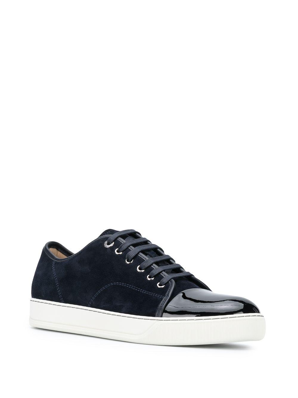 Black DBB1 Suede & Patent Leather Sneakers Product Image