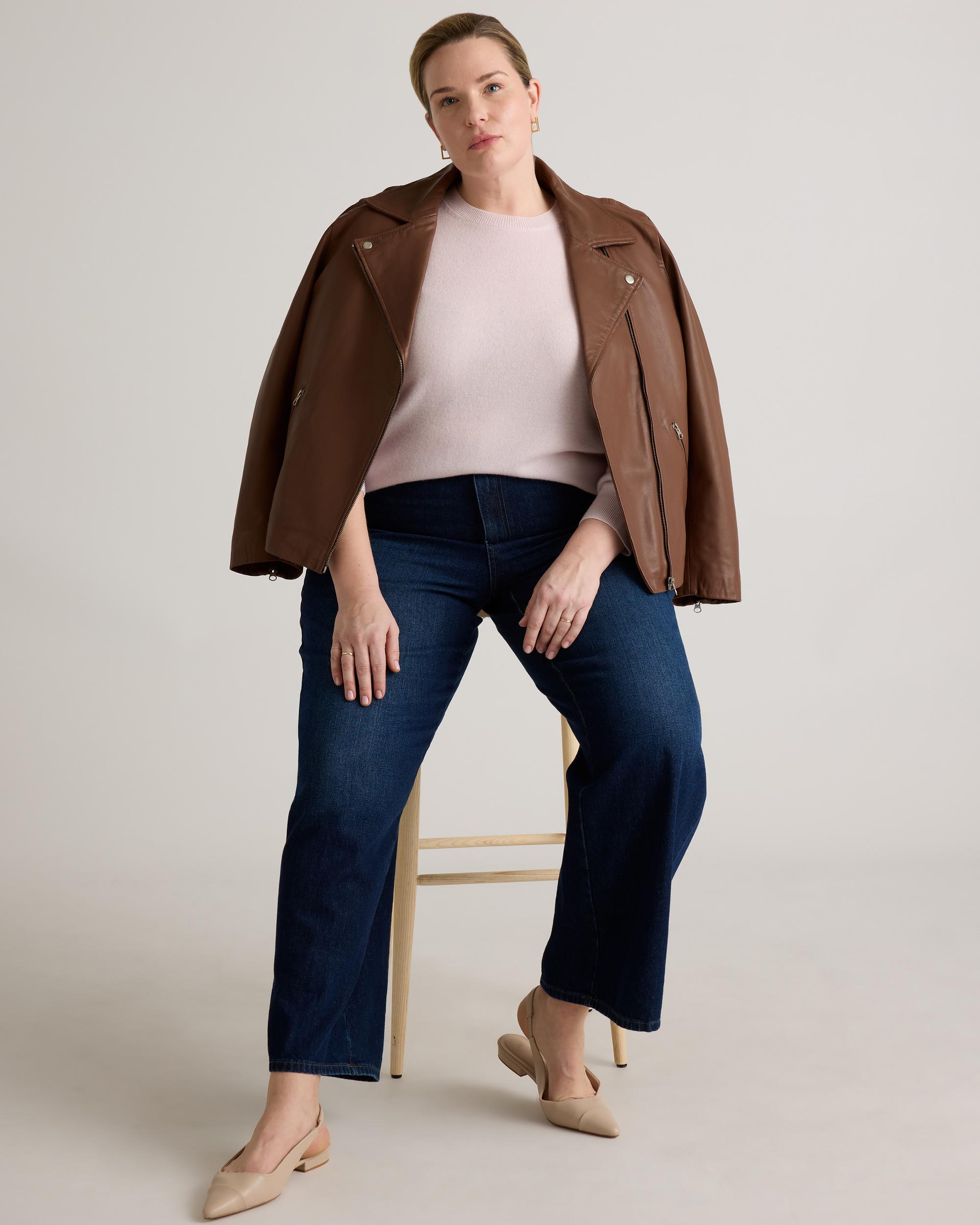 Quince | Women's Mongolian Cashmere Crewneck Sweater Product Image