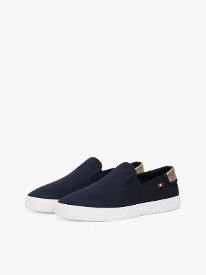 Metallic Heel Canvas Slip-On Sneaker Product Image