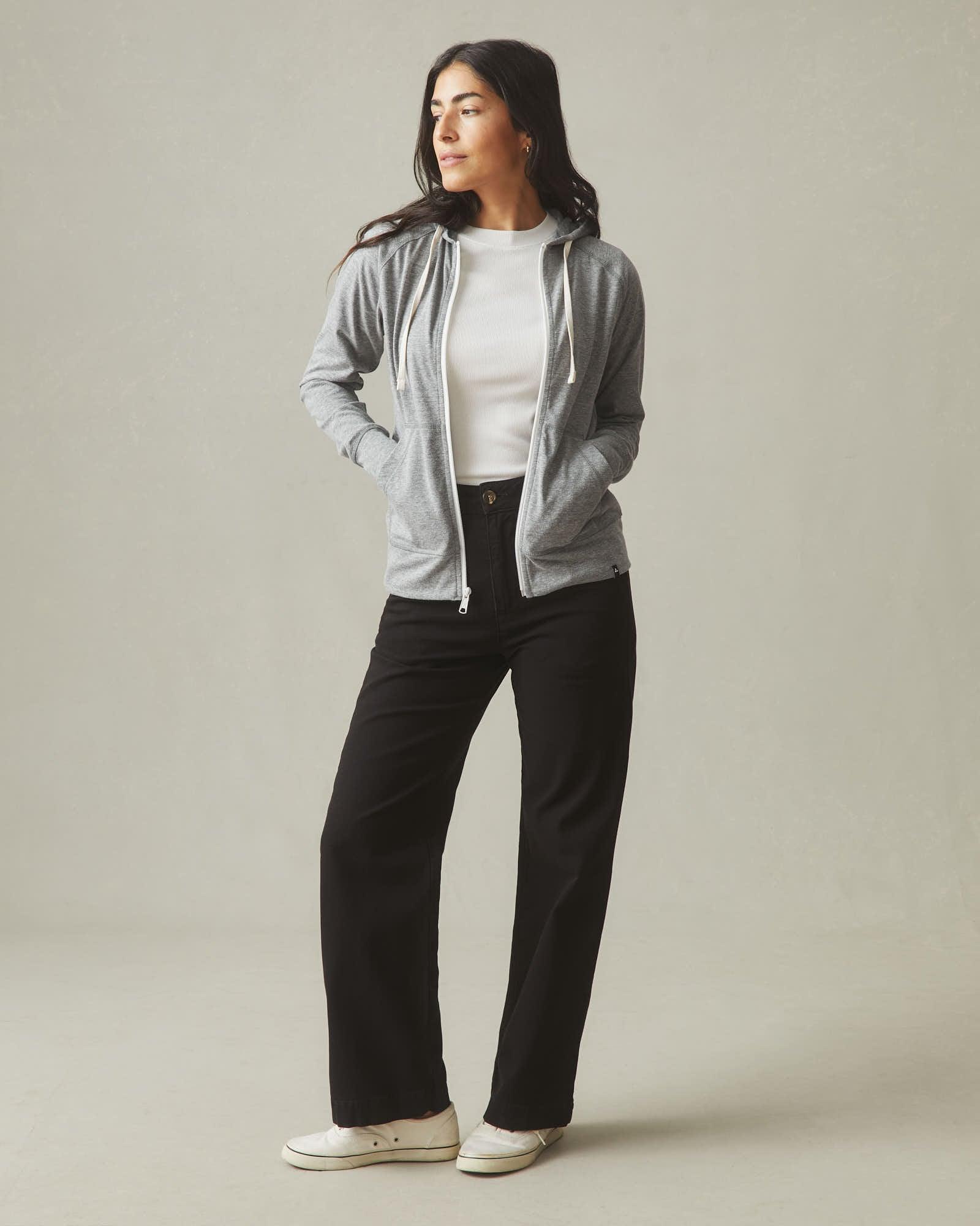 Men's Lightweight Full Zip - Dark Charcoal Heather Product Image