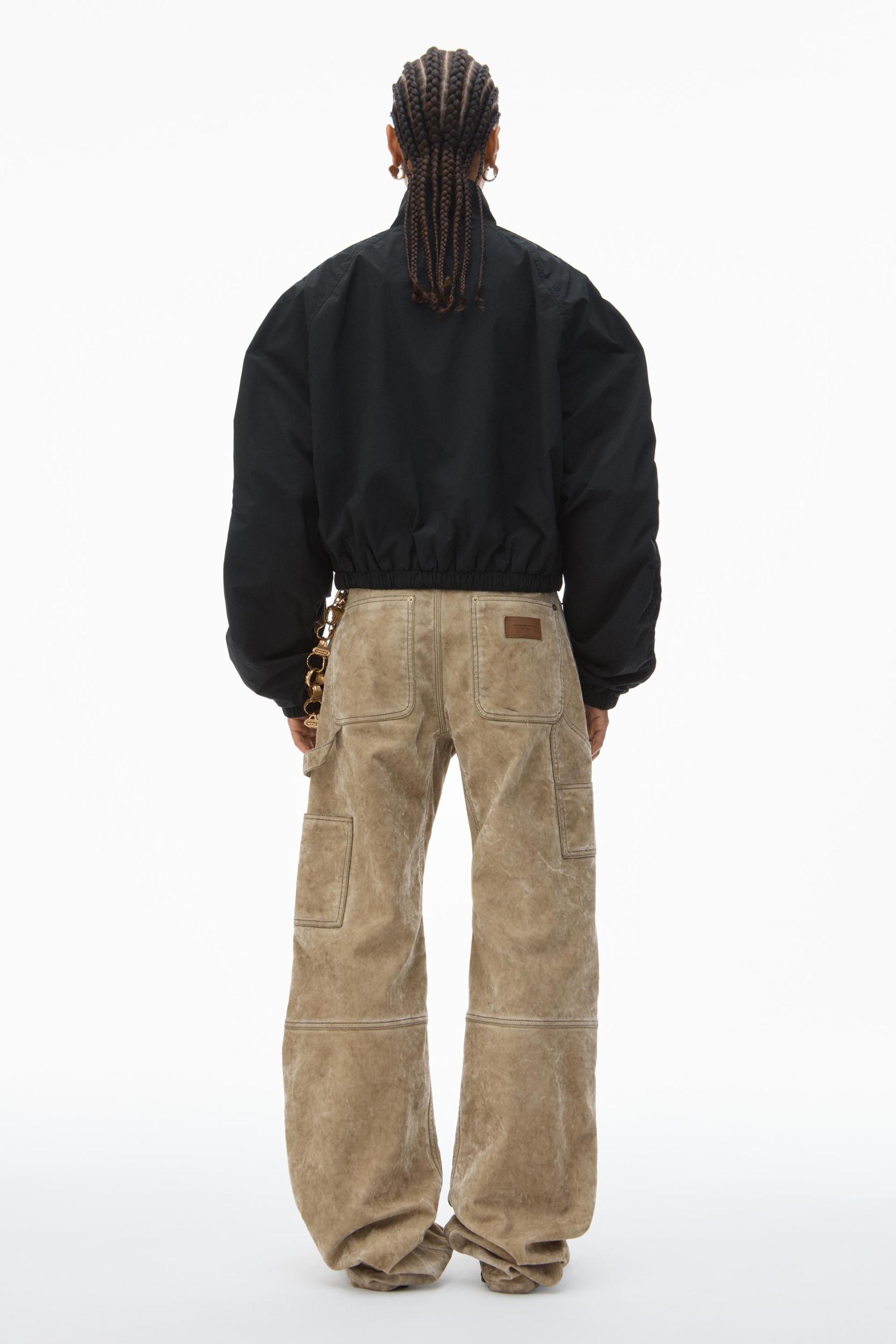 Ruched Track Jacket Product Image