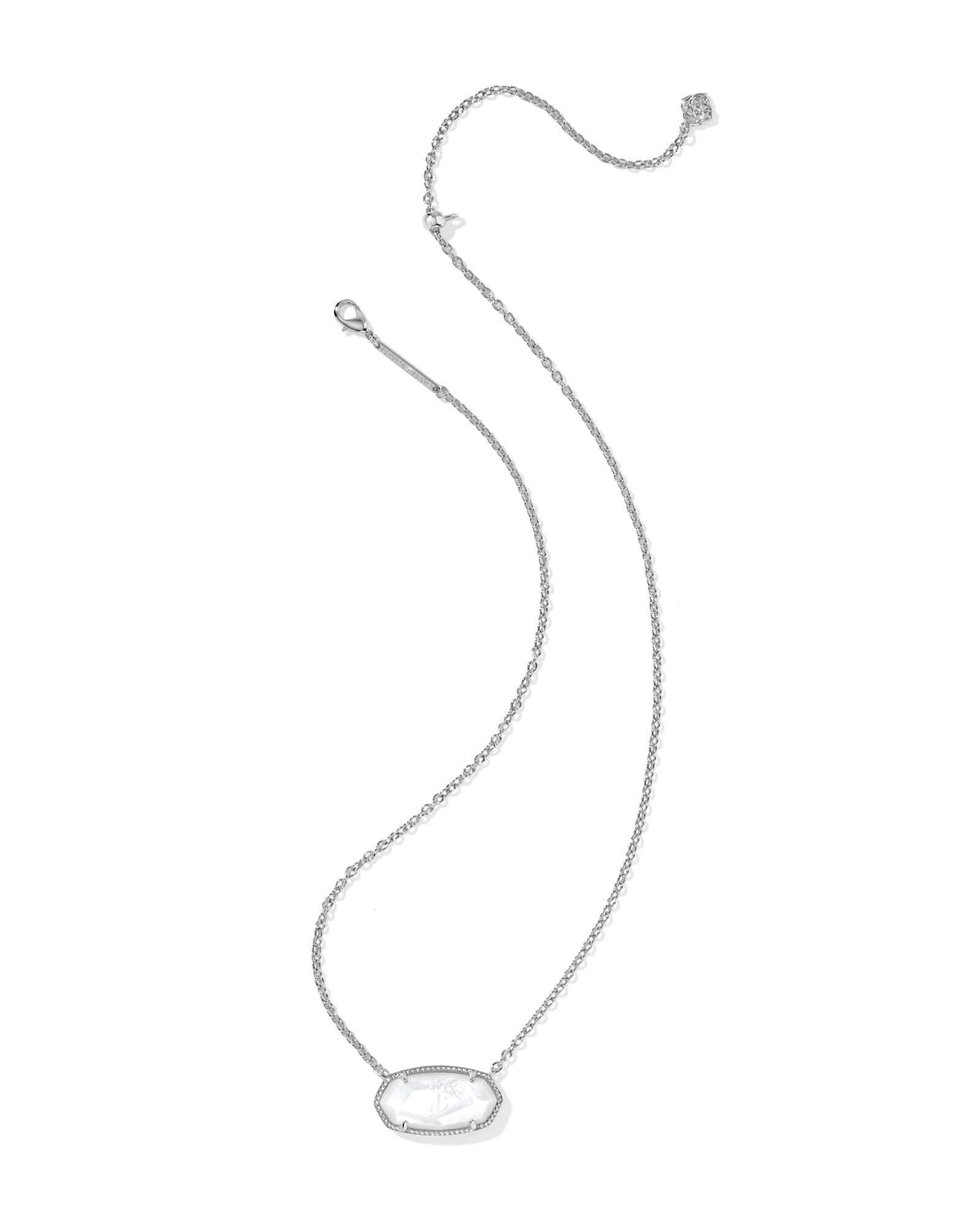 Elisa Silver Statement Short Pendant Necklace Product Image