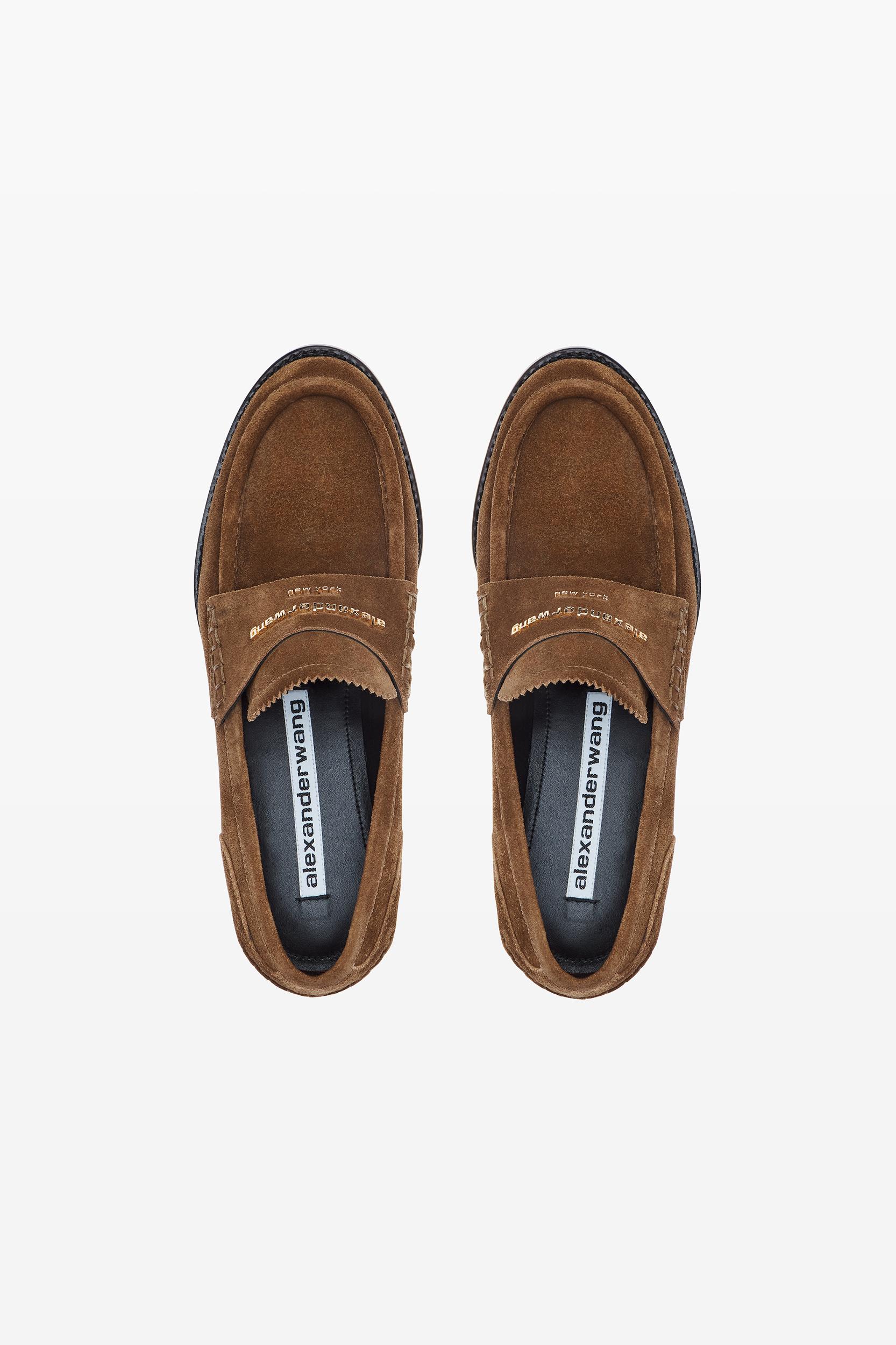 Brown Suede Carter Loafers Product Image