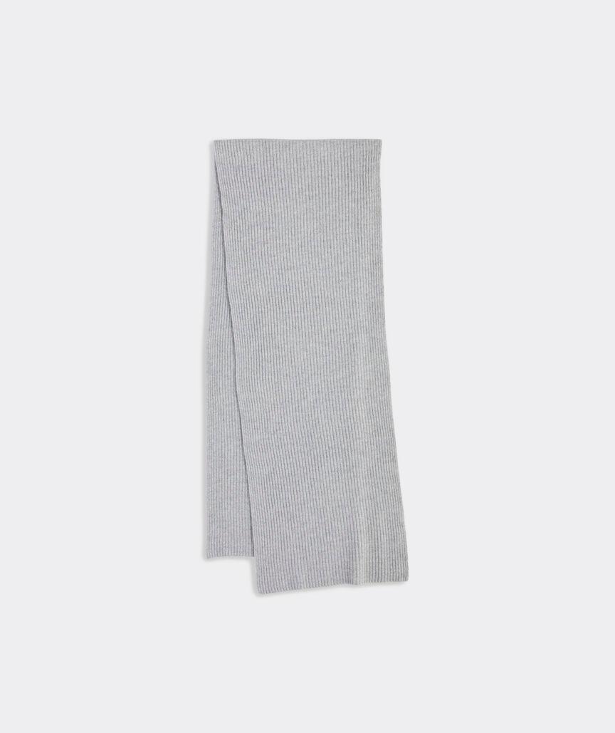 Cashmere Ribbed Scarf Product Image