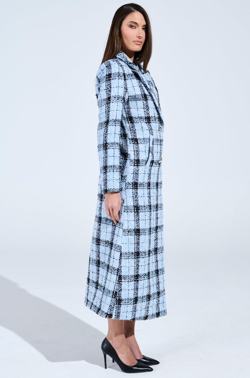 SMOOTH TRANSITION TWEED TRENCH Product Image