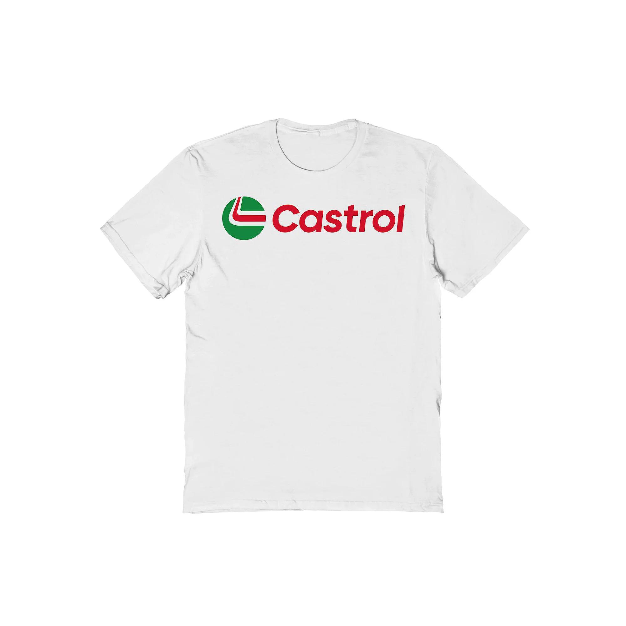 Men's Castrol Lock Up Graphic Tee, Size: Small, White Product Image