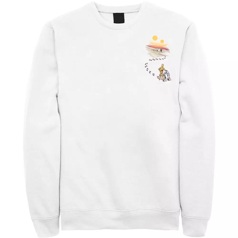 Men's Star Wars Vader 1977 Galactic Tour Metal Poster Sweatshirt,  Product Image