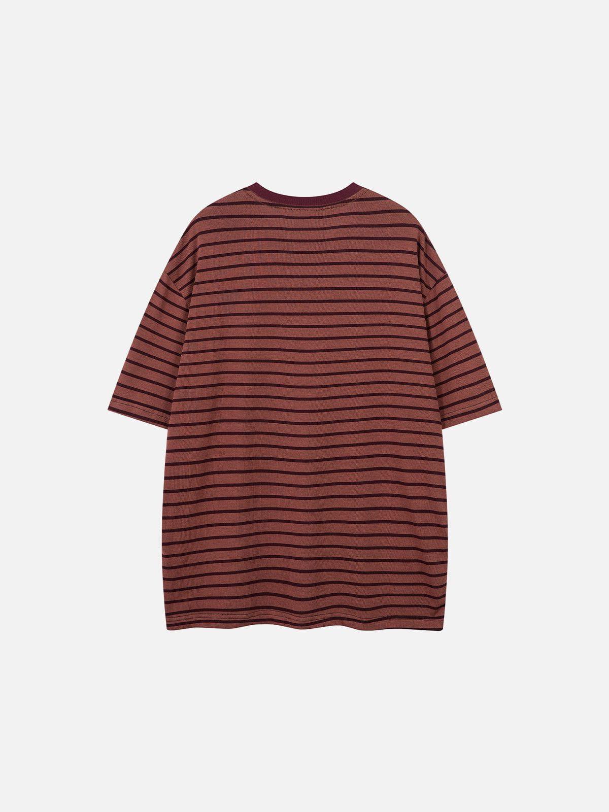 Aelfric Eden Cartoon Graphic Stripe Tee Product Image