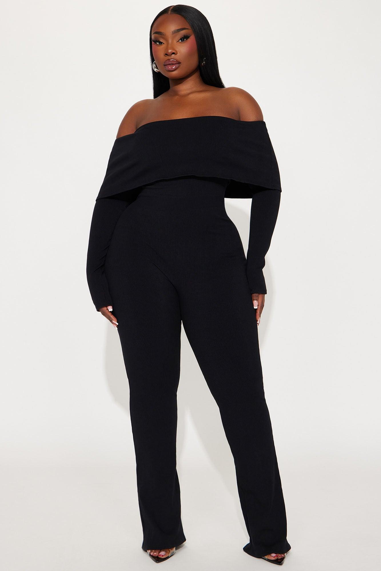 Amara Snatched Jumpsuit - Black Product Image