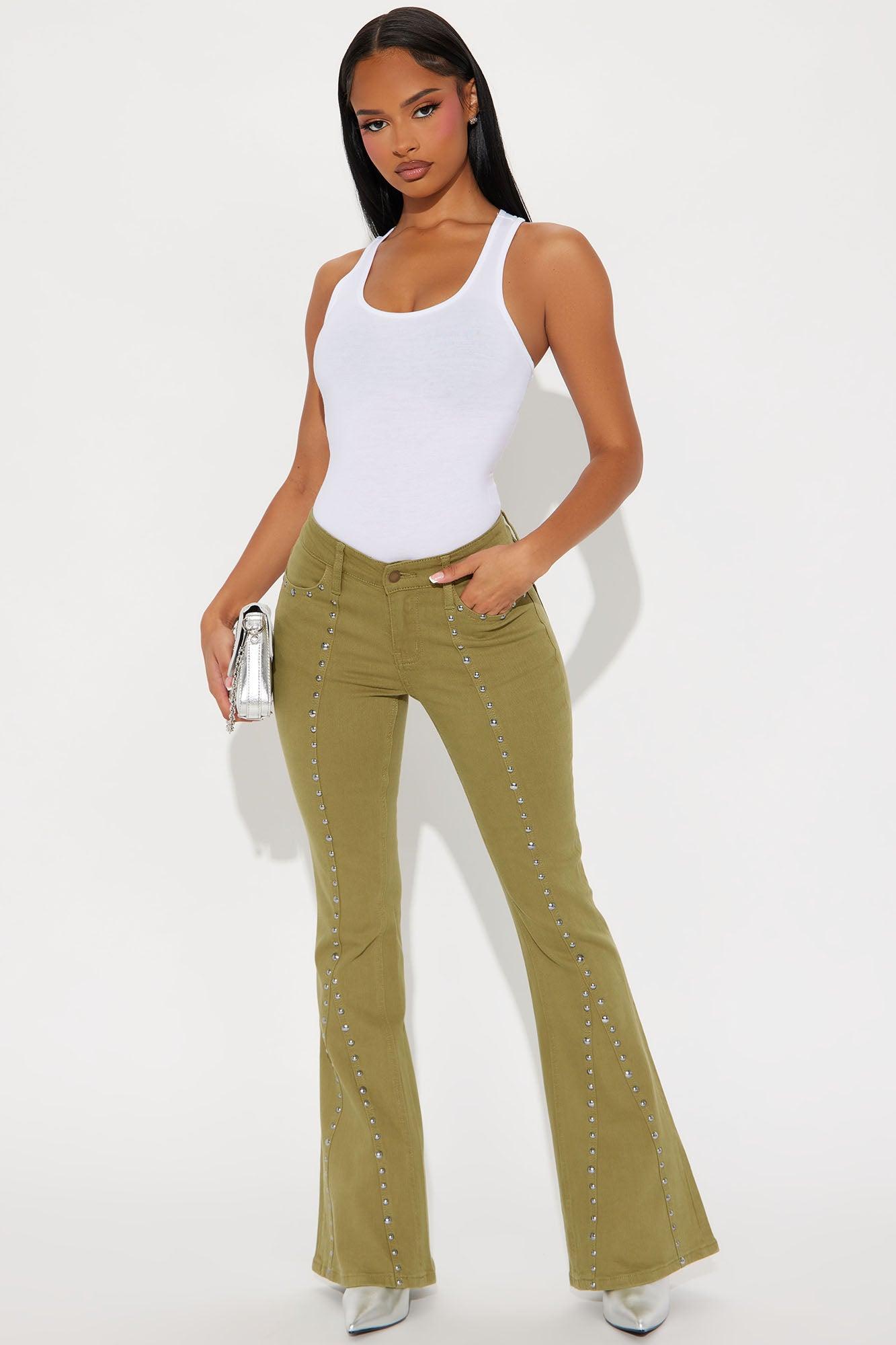 Lovesick Flare Pant - Sage Product Image