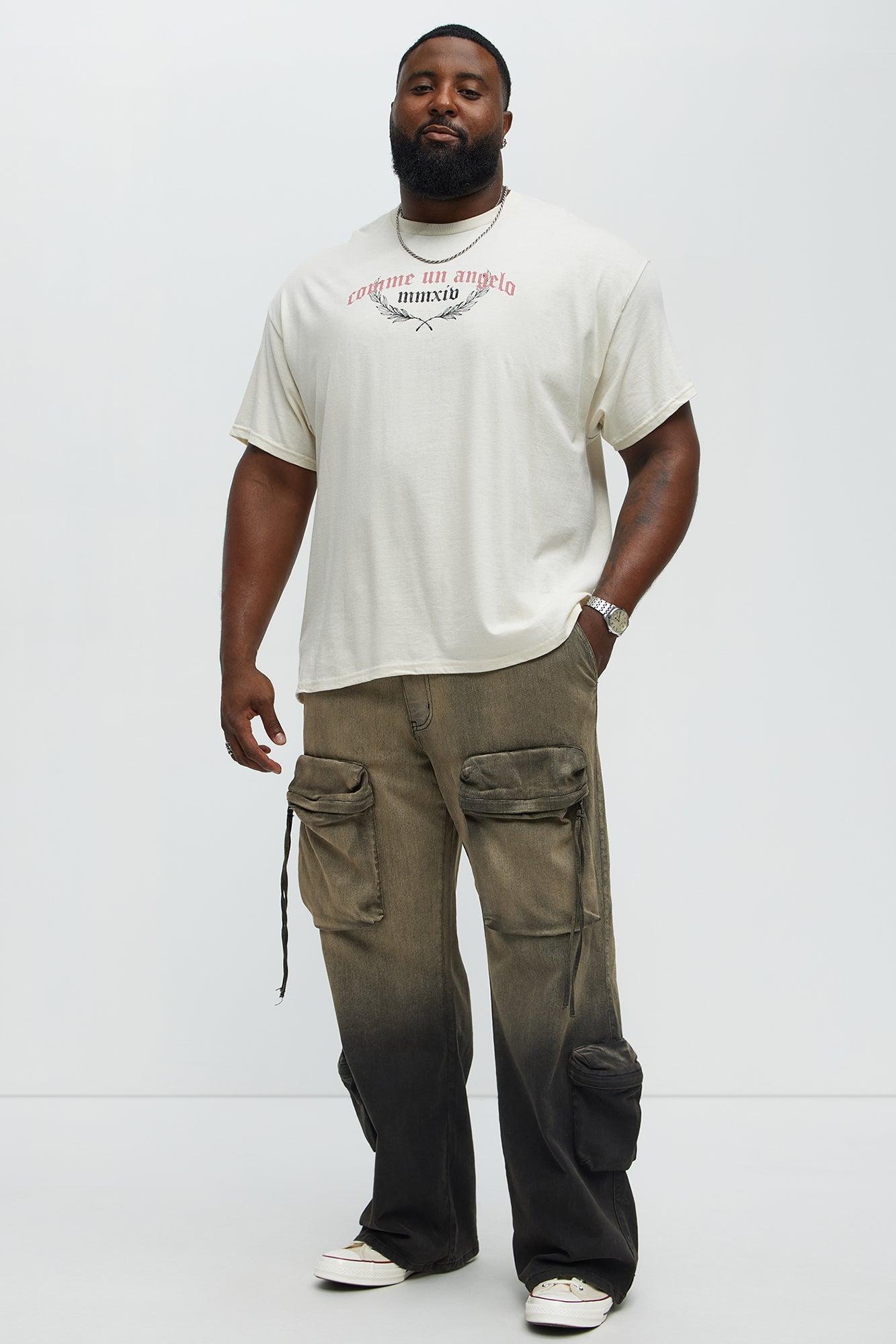 Comme Un Angelo Short Sleeve Tee - Natural Product Image