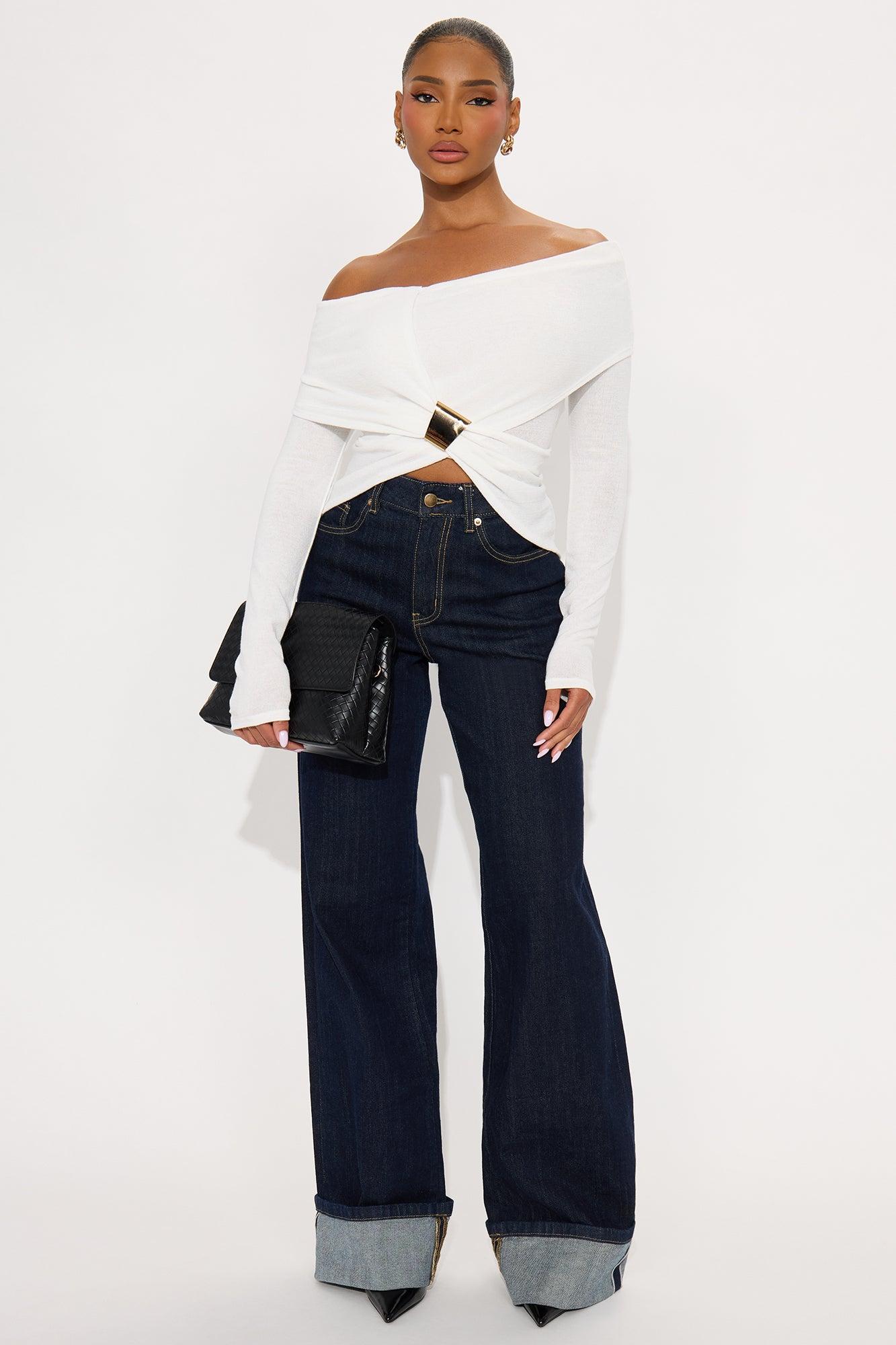 Lovers Takeover Long Sleeve Top - Ivory Female Product Image