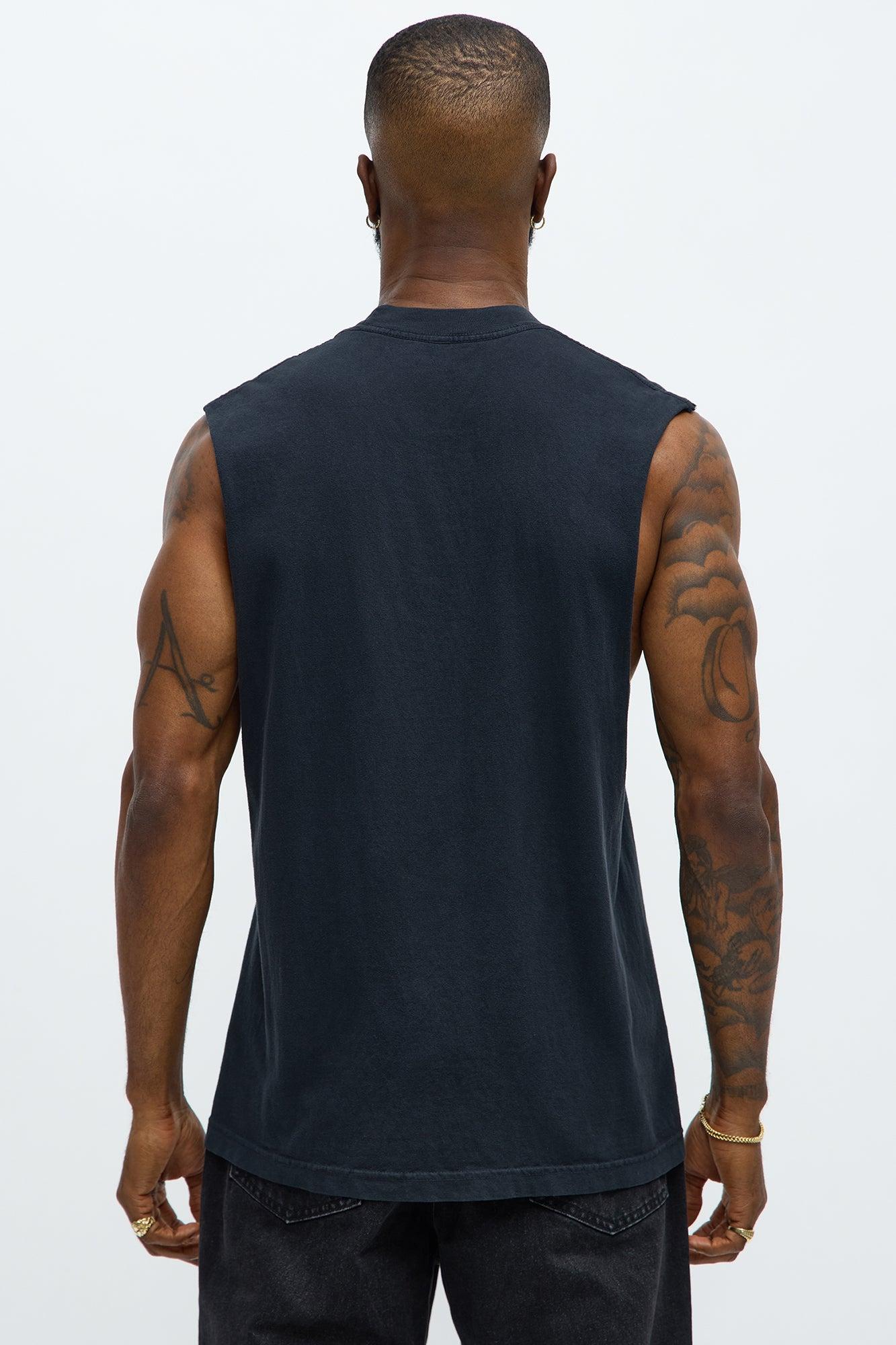 Only The Strong Survive Muscle Tee - Black Male Product Image