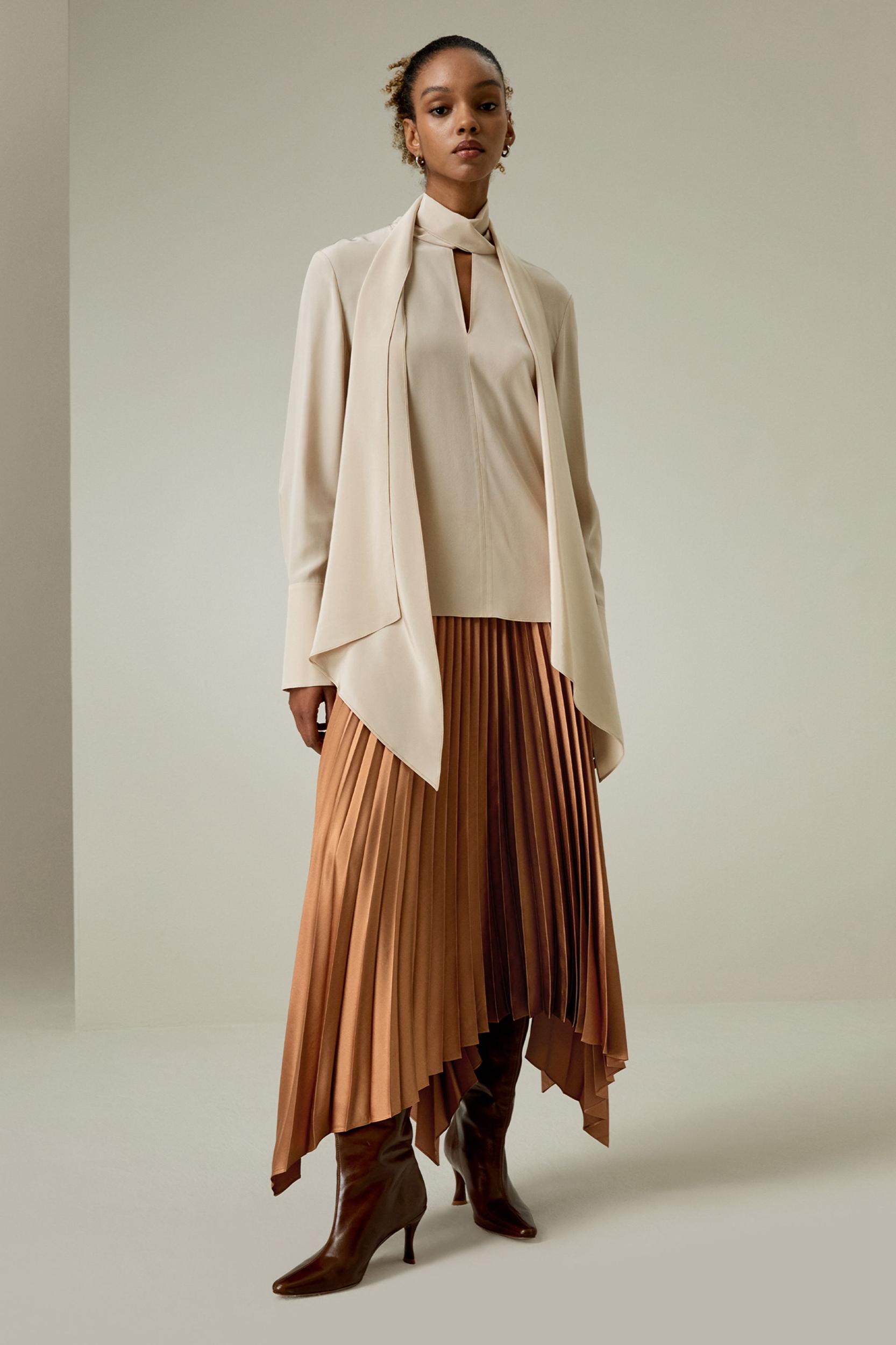 Silk Statement Blouse Product Image