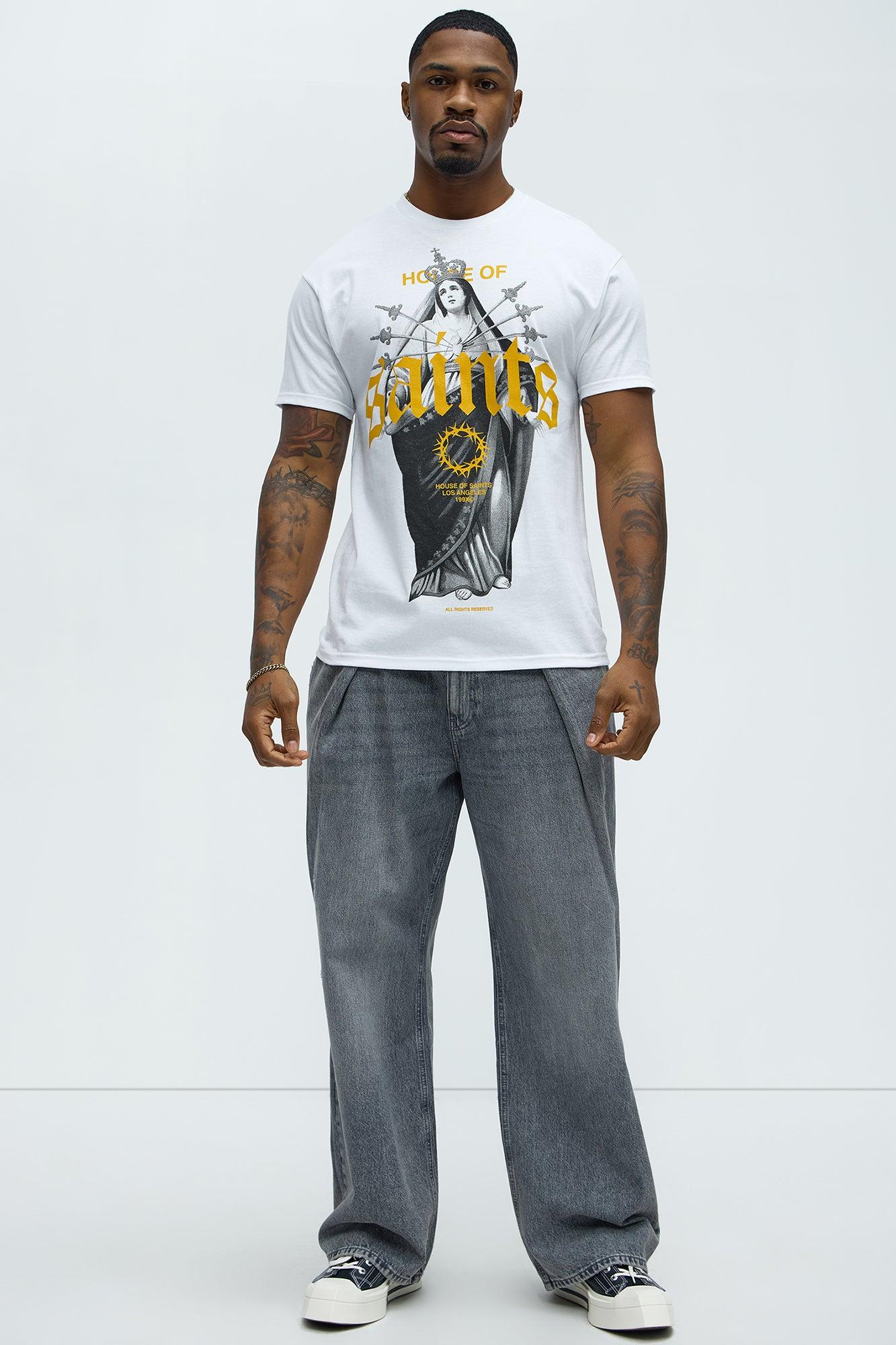 The House Of Saints Short Sleeve Tee - White Product Image