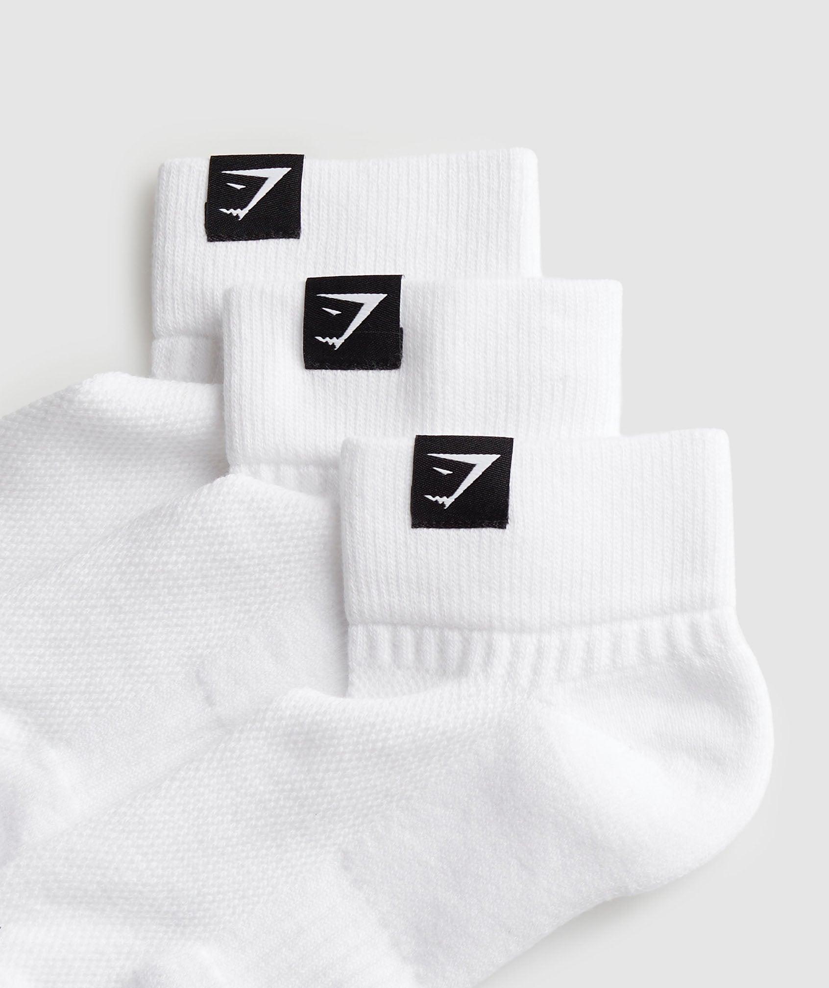Woven Tab Quarter Socks 3pk Product Image