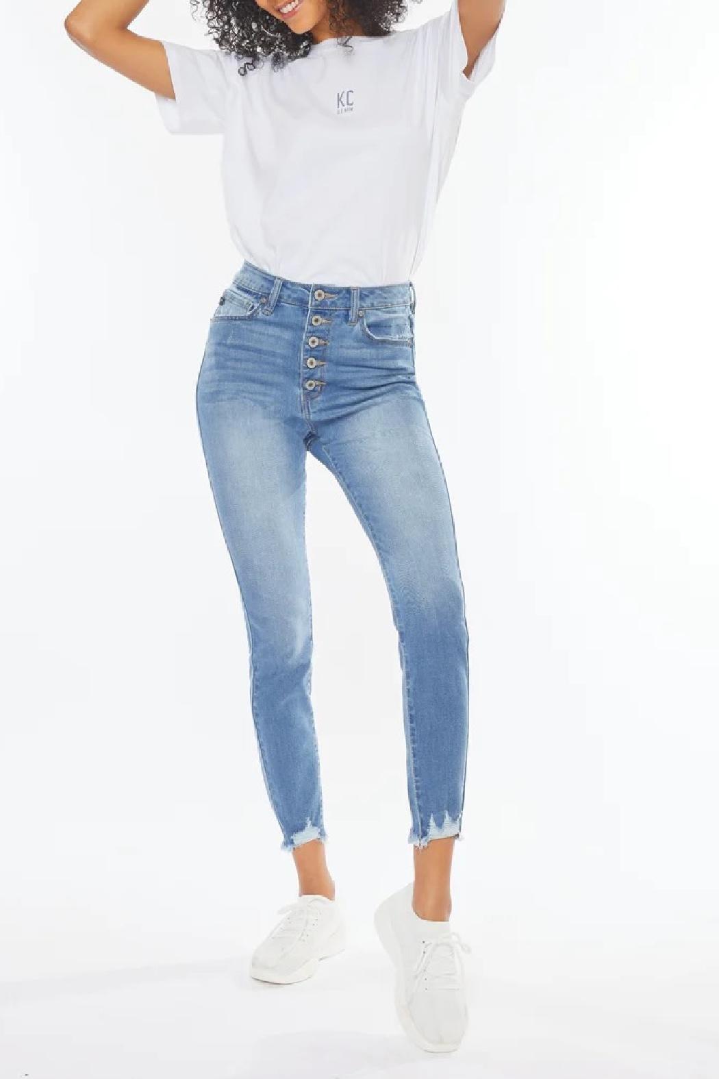 Highrise Button Fly Denim Product Image