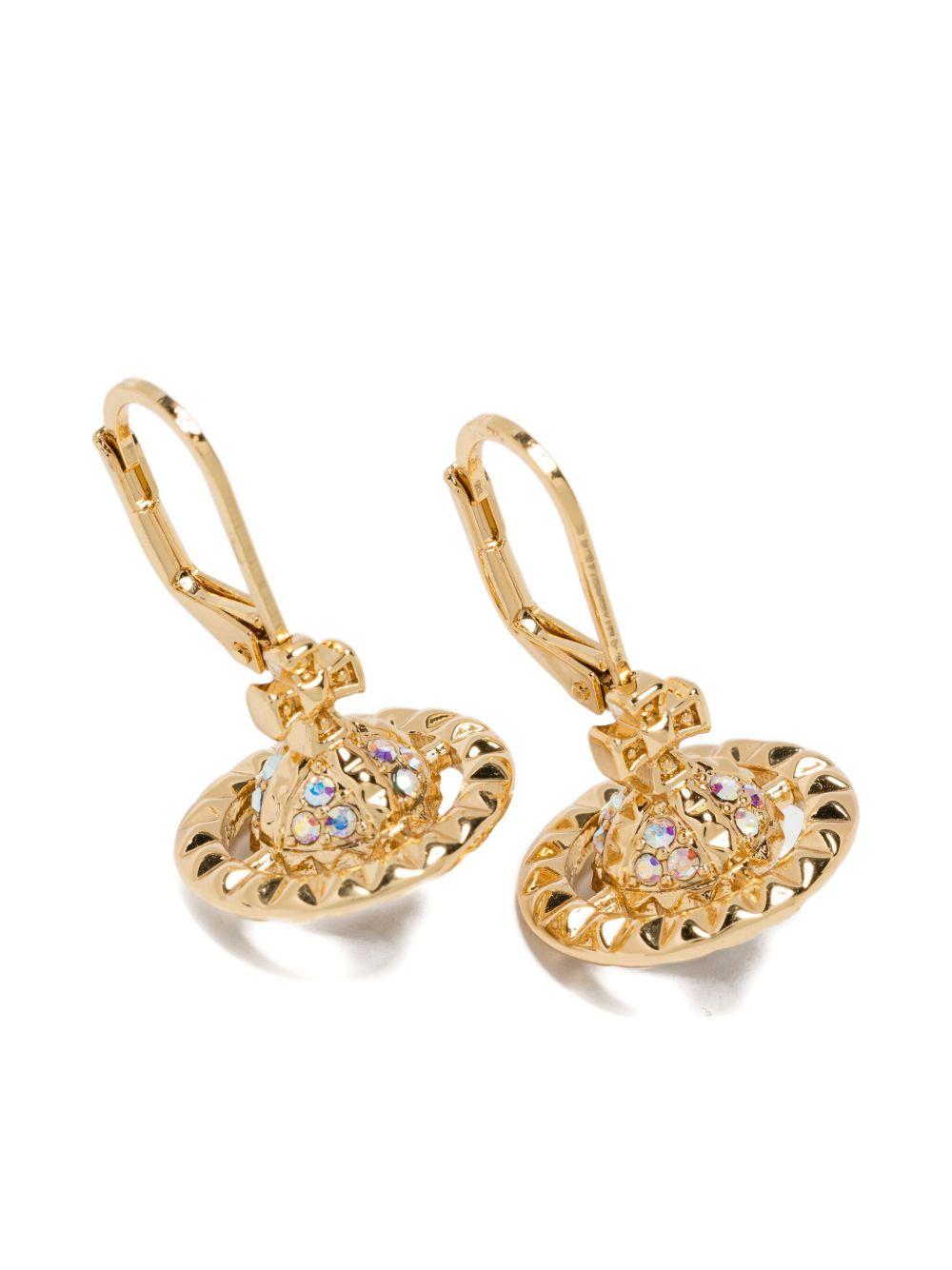 crystal-embellished orb earrings Product Image