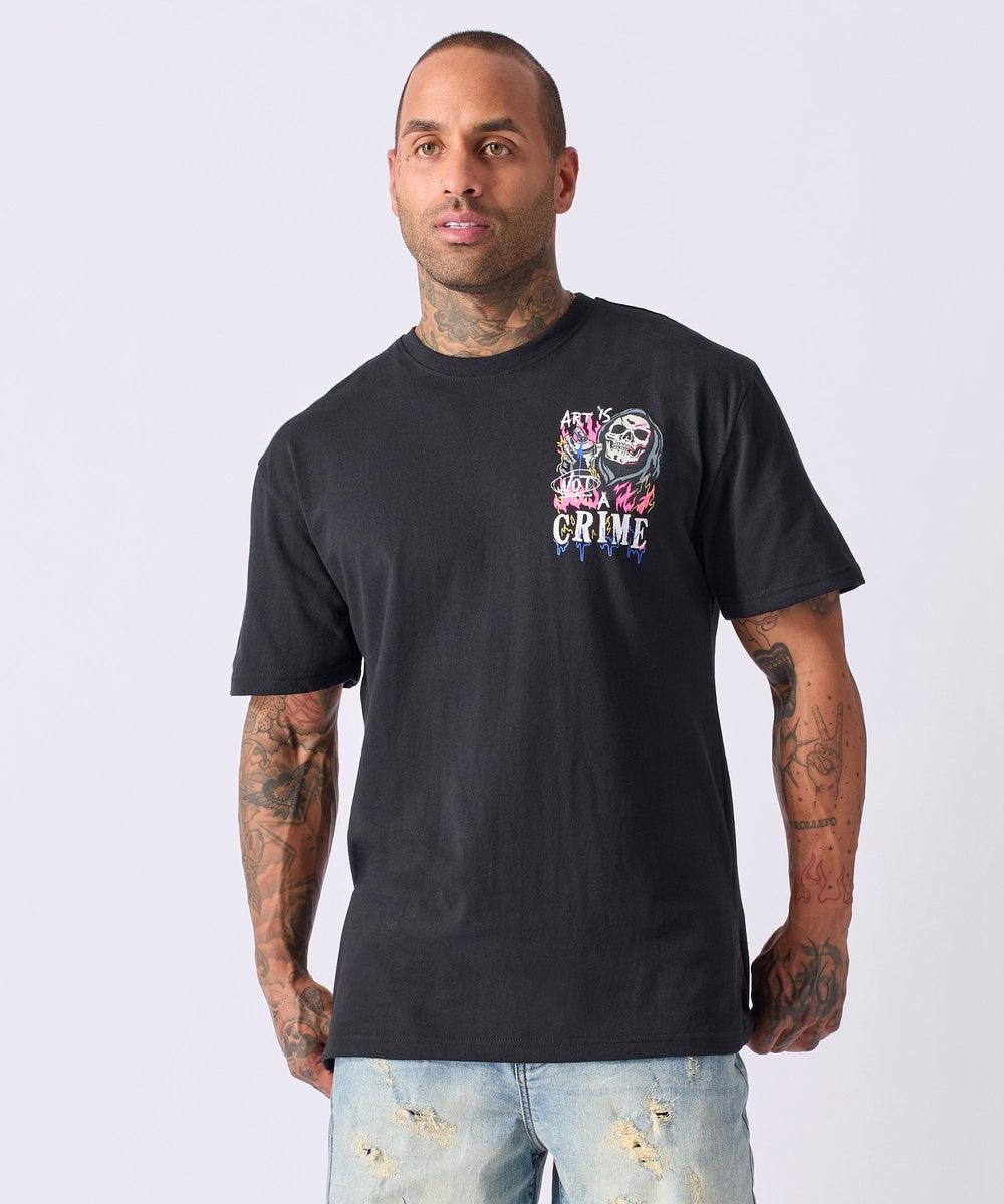 Chaos Short Sleeve Tee - Black Product Image
