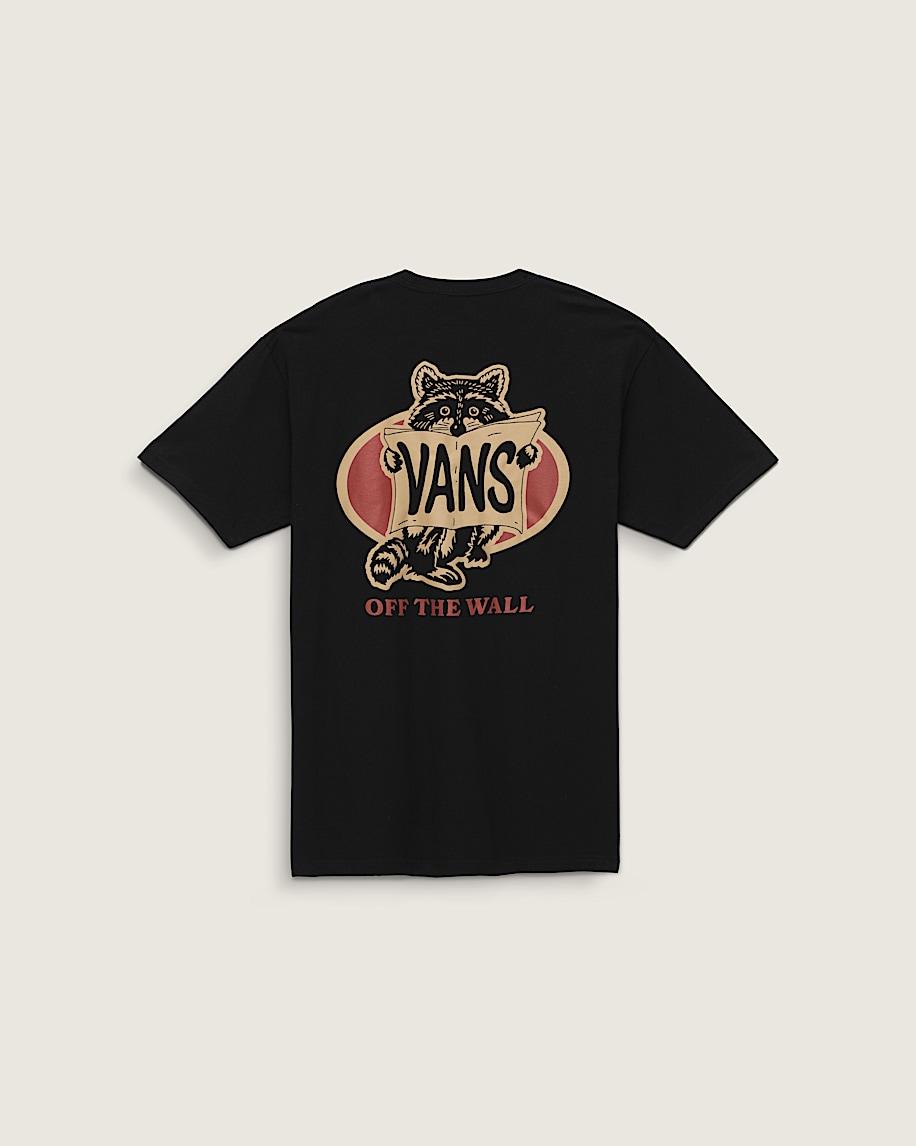 Raccoon Sign T-Shirt in Black| Vans US Product Image