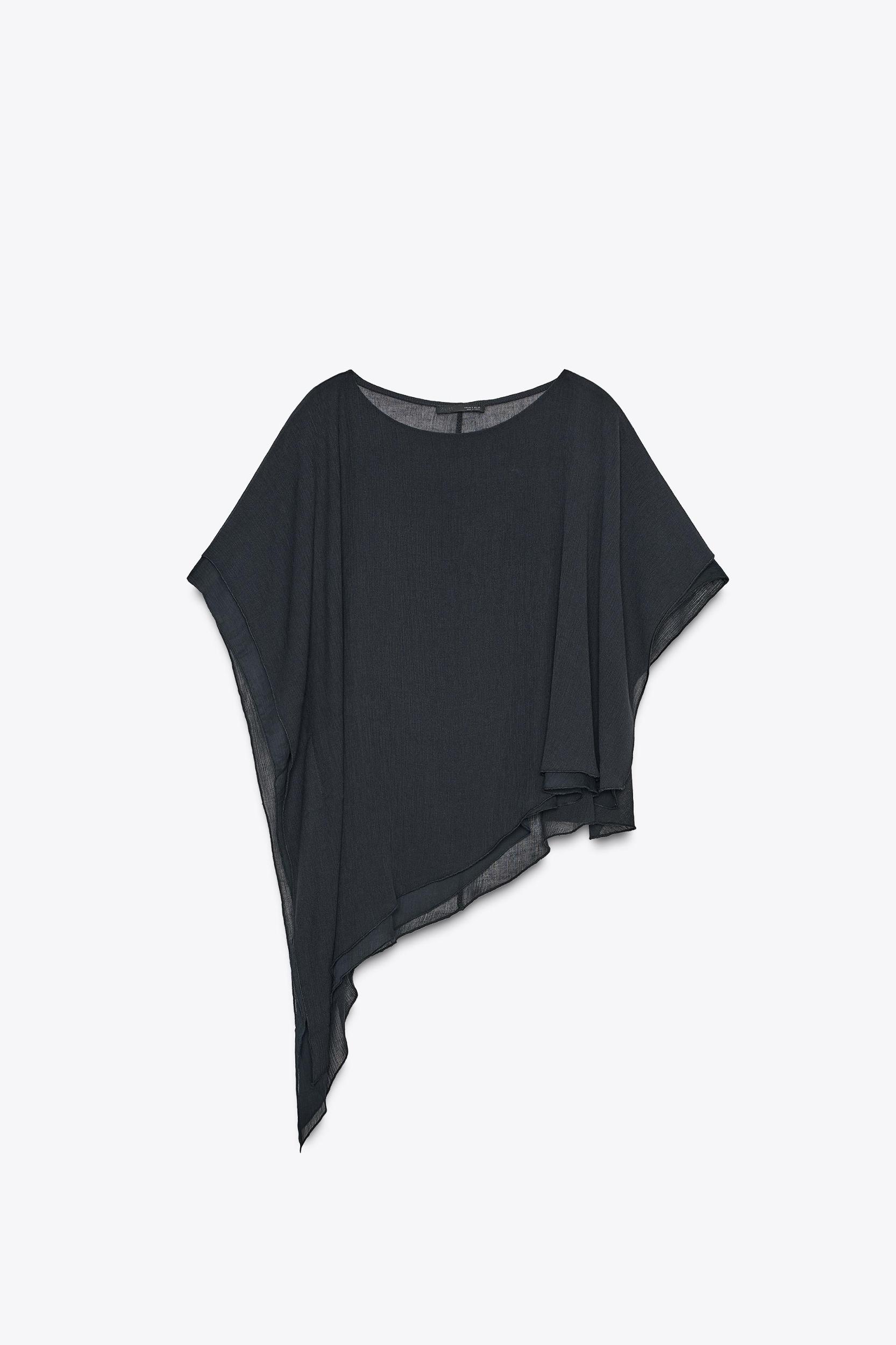 ASYMMETRIC TEXTURED CAPE Product Image
