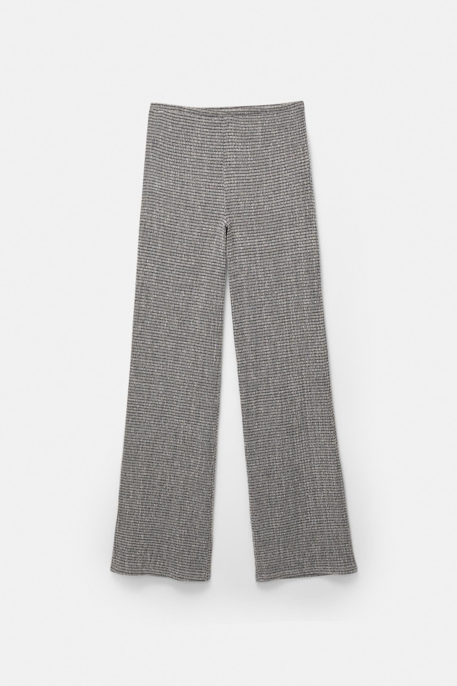 Textured straight-leg pants Product Image