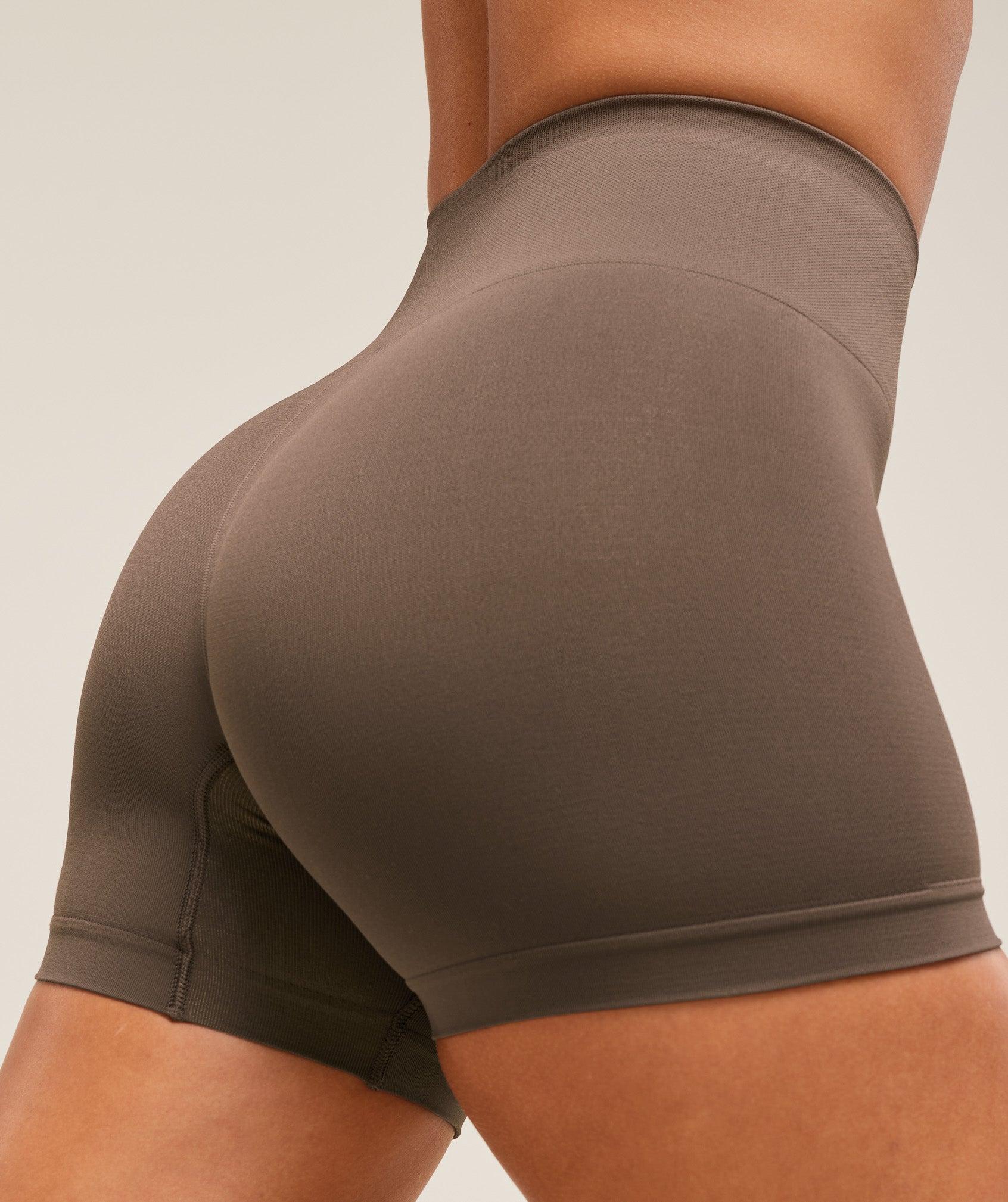 Gymshark Soft Sculpt Shorts - Walnut Brown Female Product Image