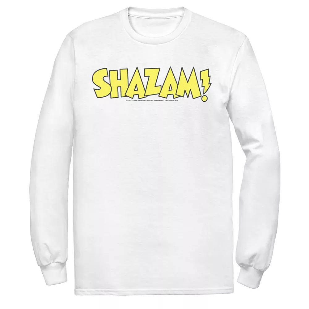 Men's DC Comics Shazam Bold Text Logo Tee,  Product Image