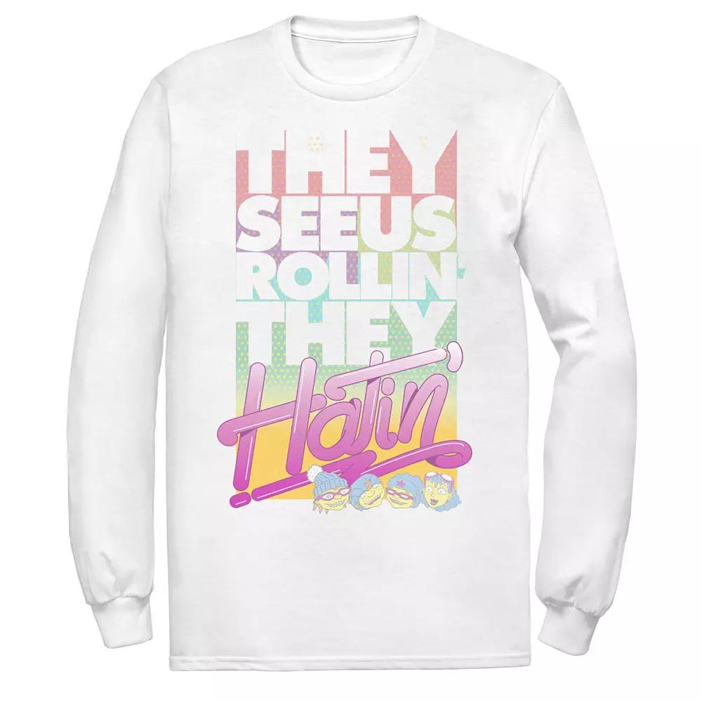 Men's Rocket Power See Us Rollin' Retro Group Long Sleeve Tee,  Product Image